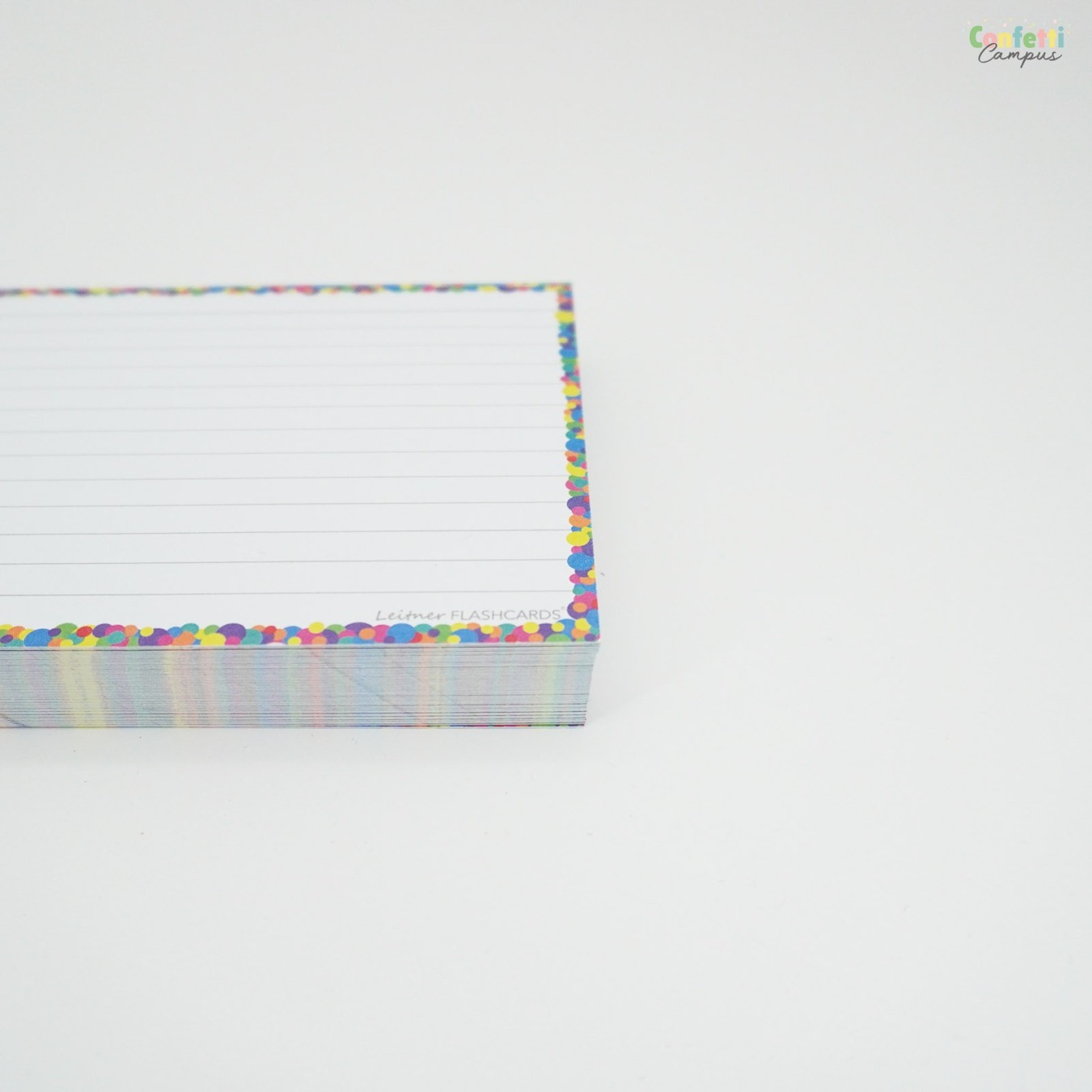 Leitner Flashcards A6 Gelinieerd Confetti mood-1