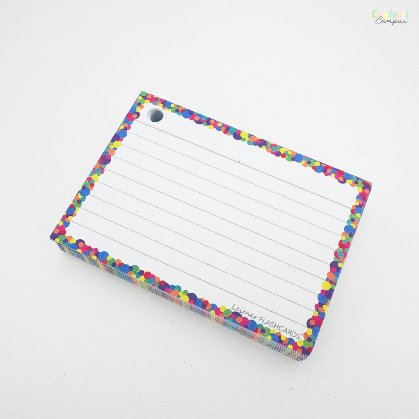 Leitner Flashcards A7 Gelinieerd Confetti mood-1