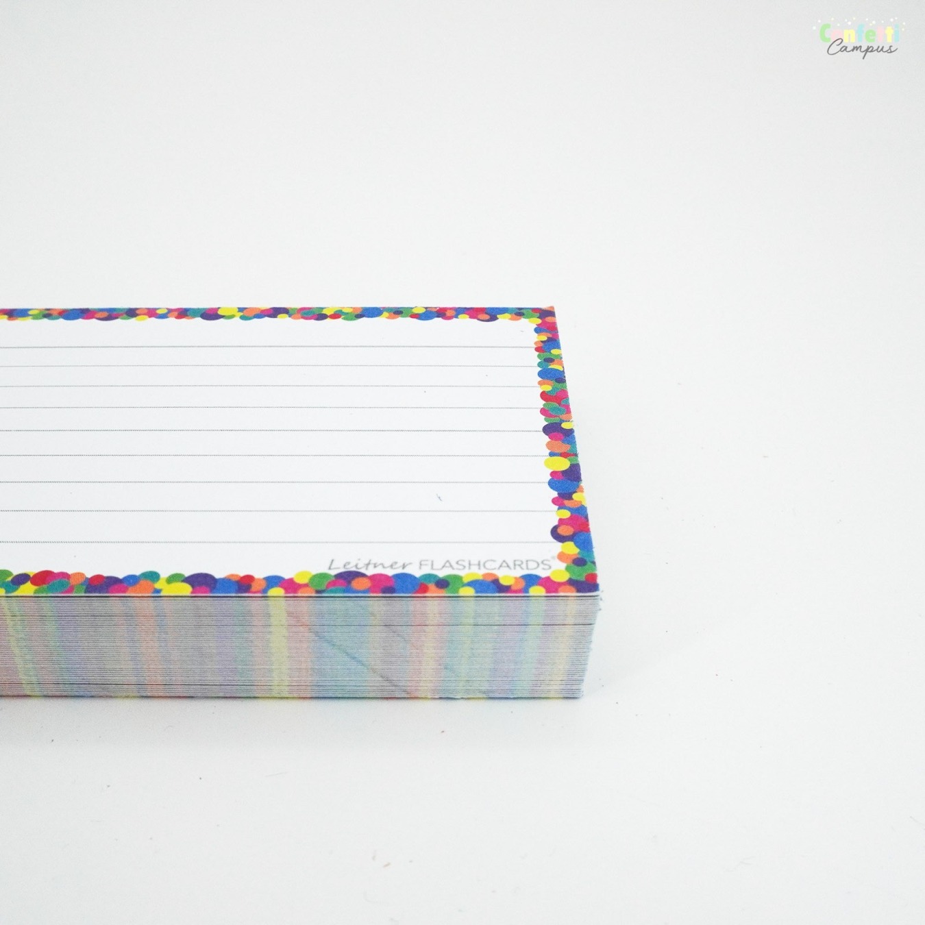 Leitner Flashcards A7 Gelinieerd Confetti mood-1