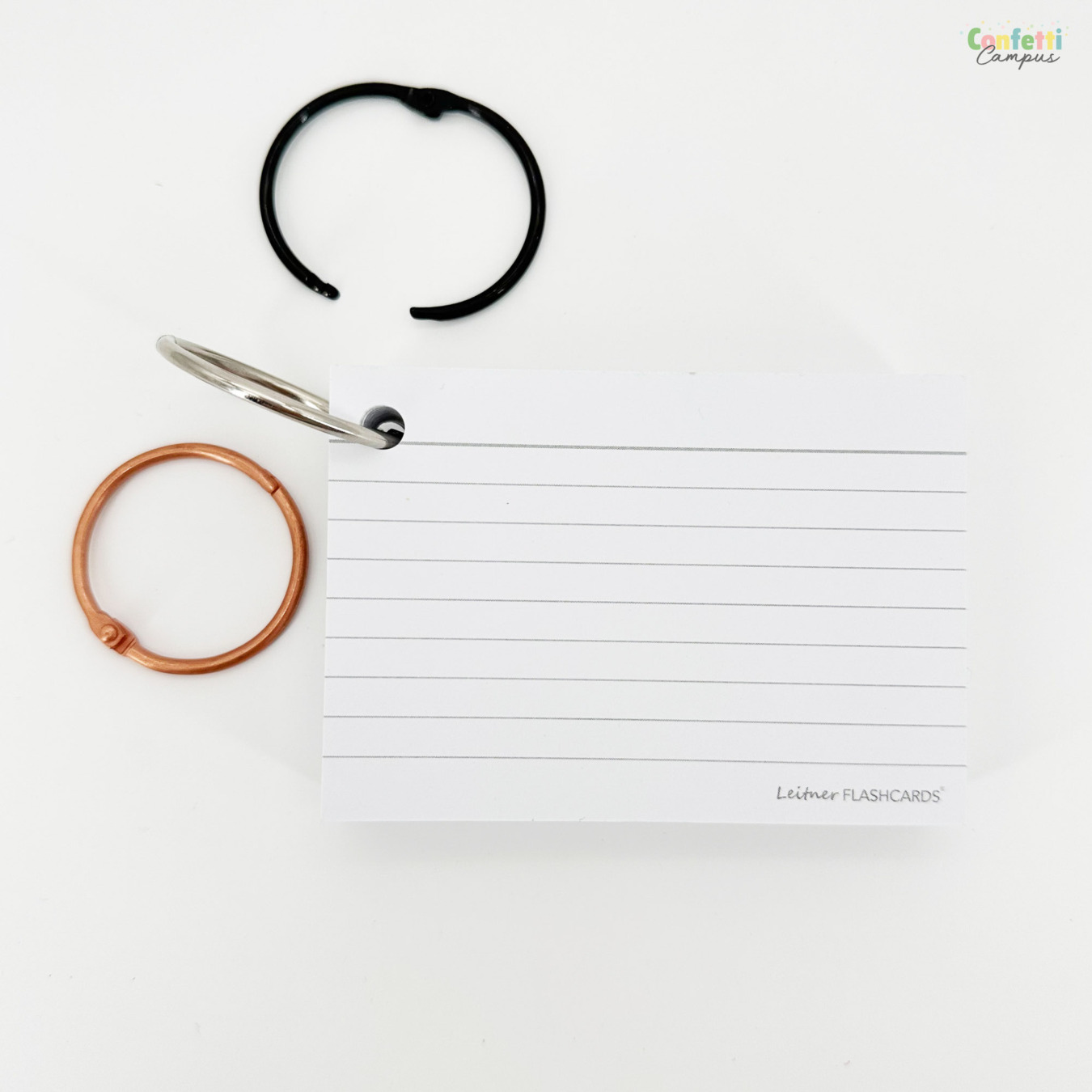 Leitner Flashcards A7 Gelinieerd Wit-6