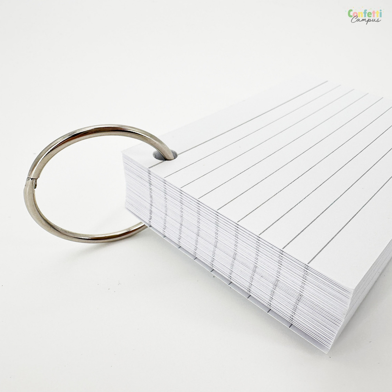 Leitner Flashcards A7 Gelinieerd Wit-6