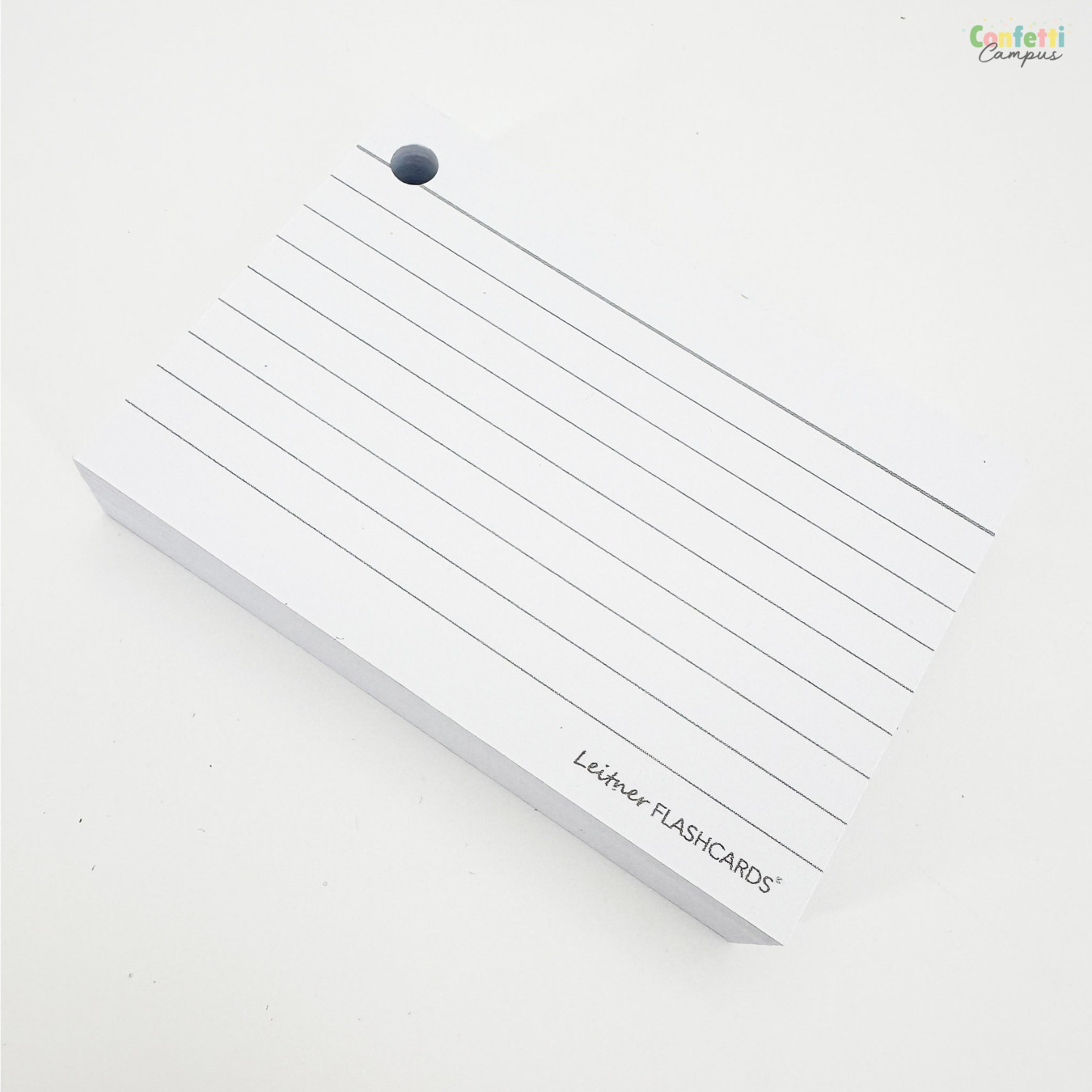 Leitner Flashcards A7 Gelinieerd Wit-6