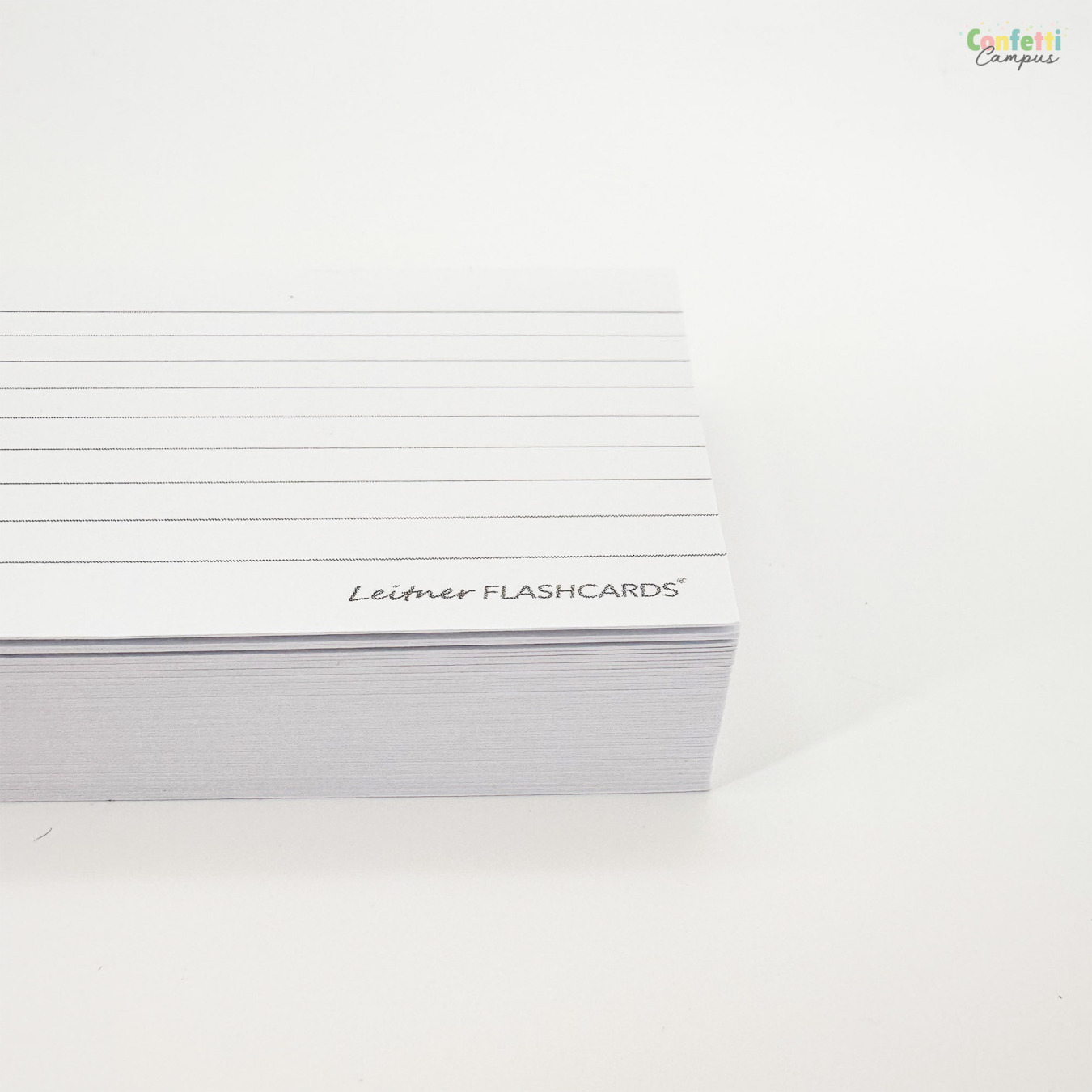 Leitner Flashcards A7 Gelinieerd Wit-6