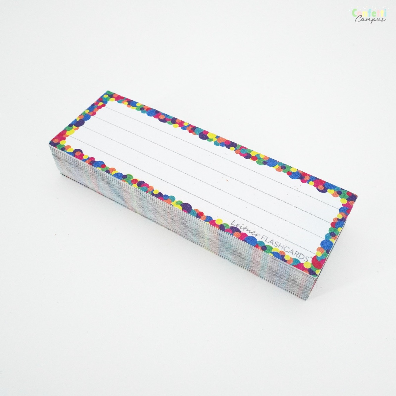 Leitner Flashcards Half Gelinieerd Confetti mood-5