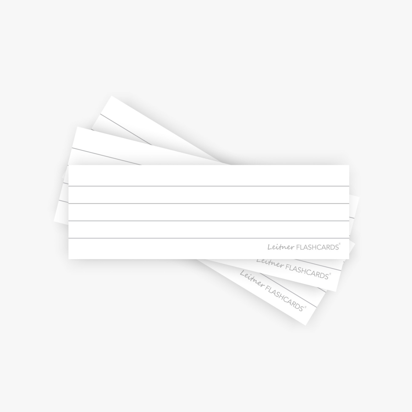 Leitner Flashcards Half Wit Gelinieerd