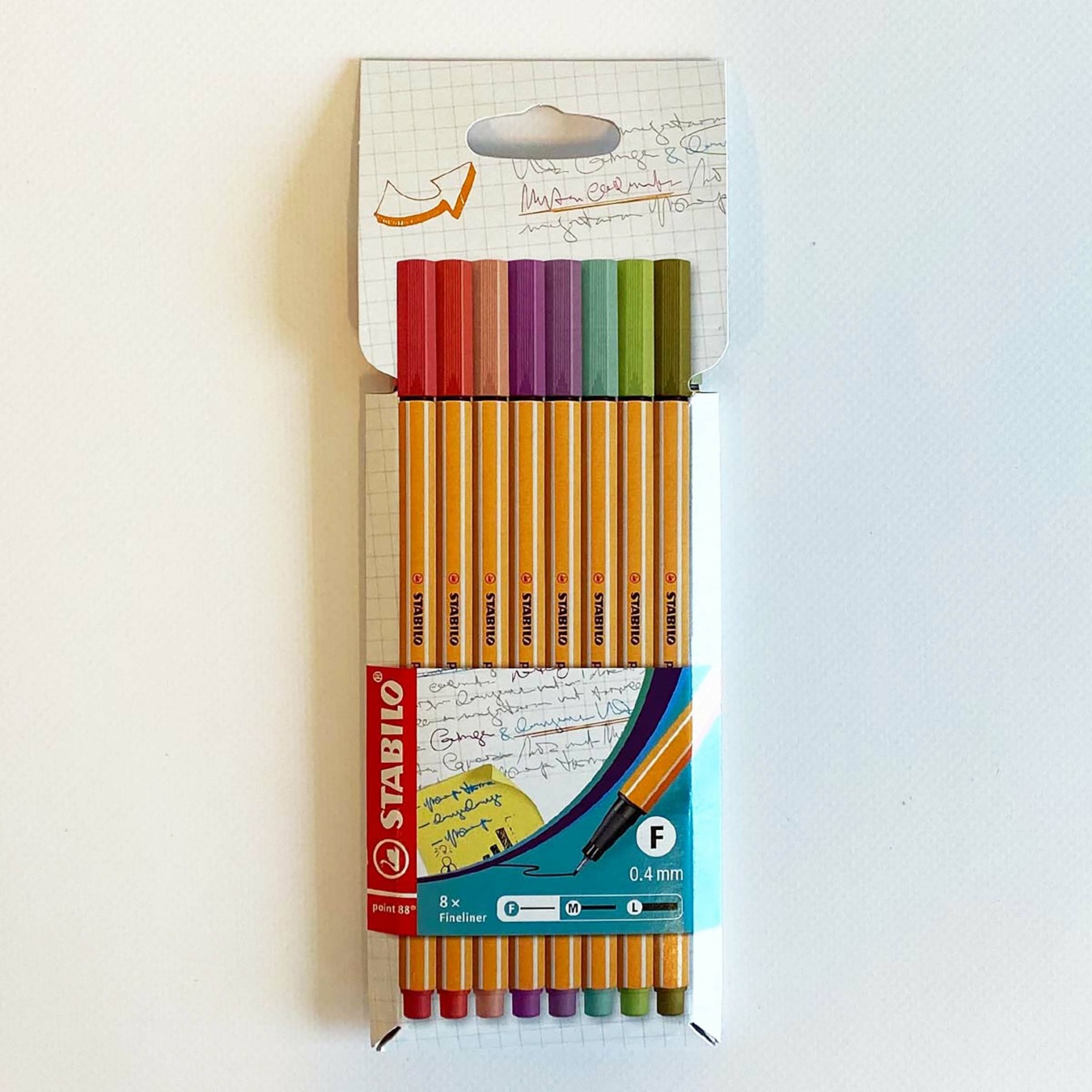 STABILO point 88 Fineliner 8er Pack neuen Farben 1