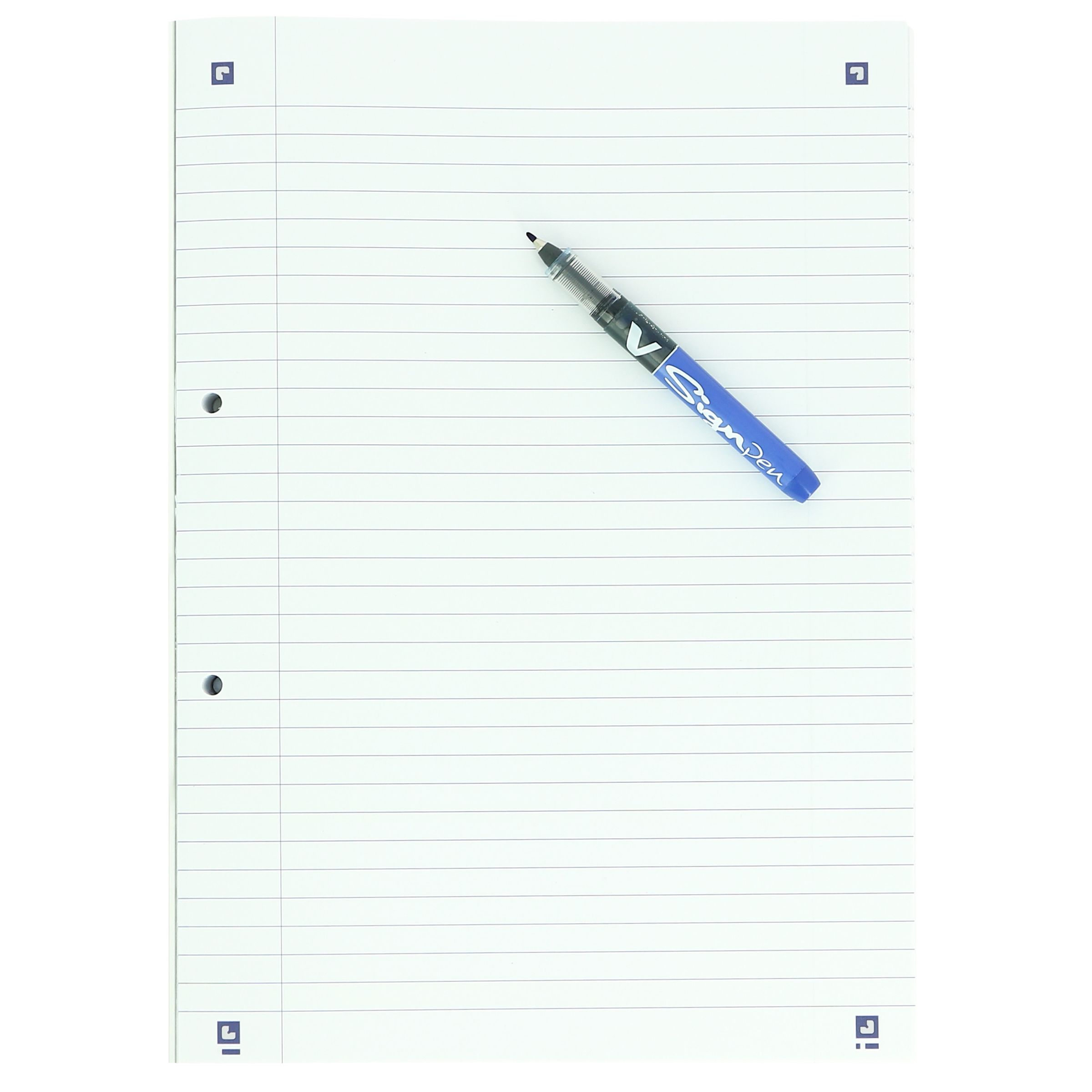 Oxford easyBook® A4 Schrift met plastic omslag gelinieerd Blauw
