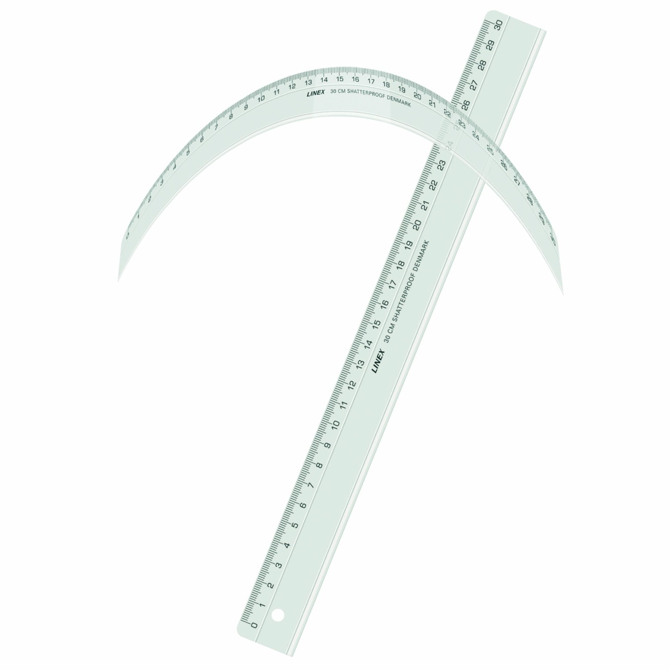 Linex Flexibele Liniaal 30 cm Transparant