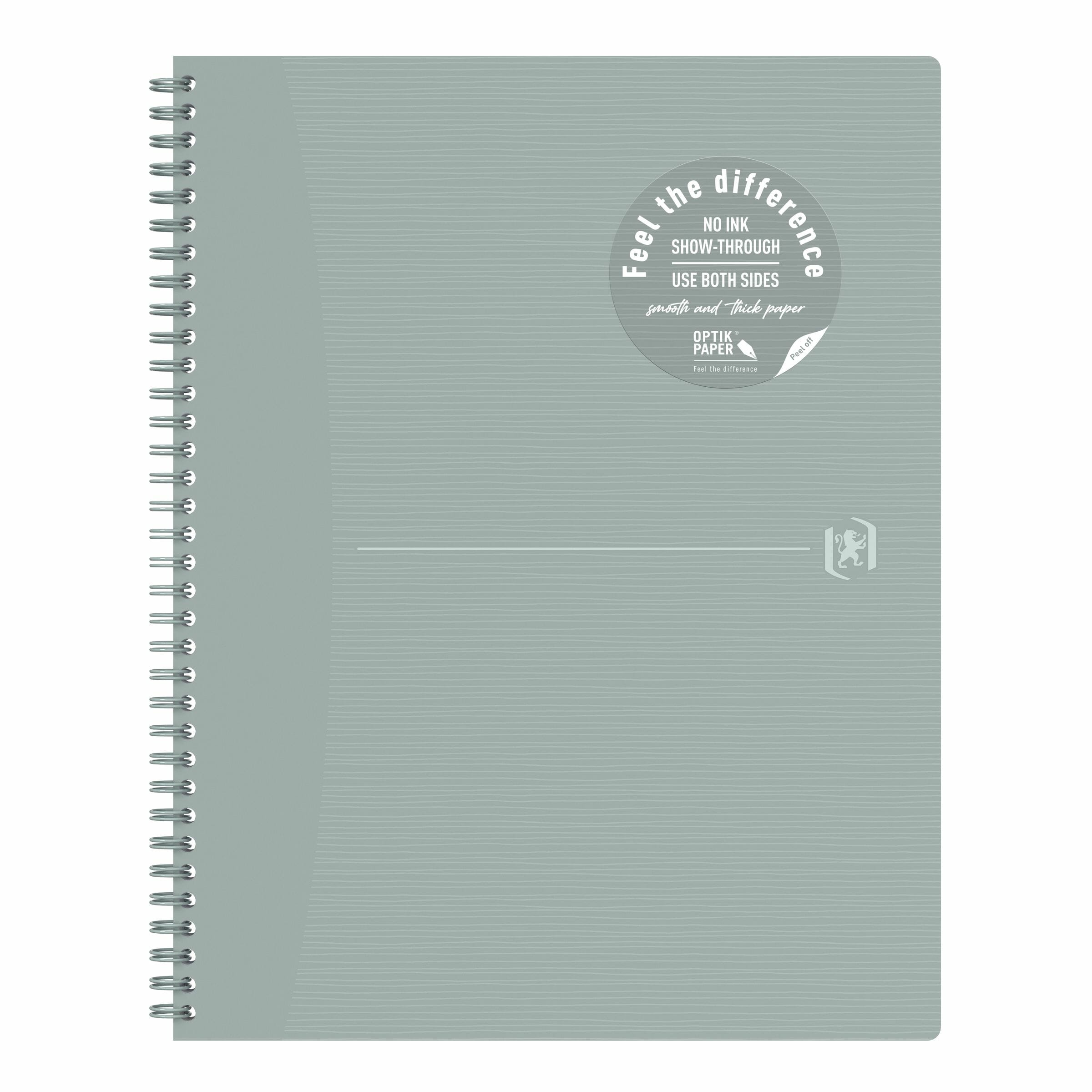 Oxford Studiegids – A4 Hardcover Collegeblok – Gelinieerd – 80 Vellen – Met Scribzee App – Microperforatie – (Kleur Willekeurig)