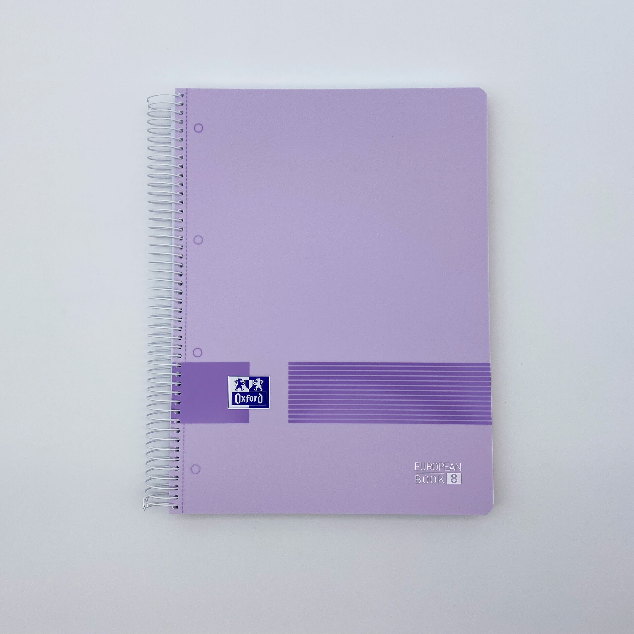 MILAN® Pack 4 cuadernos A4 con tapa dura, papel cuadriculado (5 x 5 mm), 80 hojas de 95 gr/m², colección goma MILAN 430