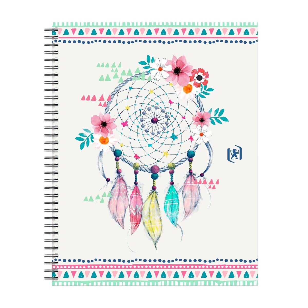 OXFORD Boho Chic B5 formaat Spiraalblok Gelinieerd - Dromenvanger - Front