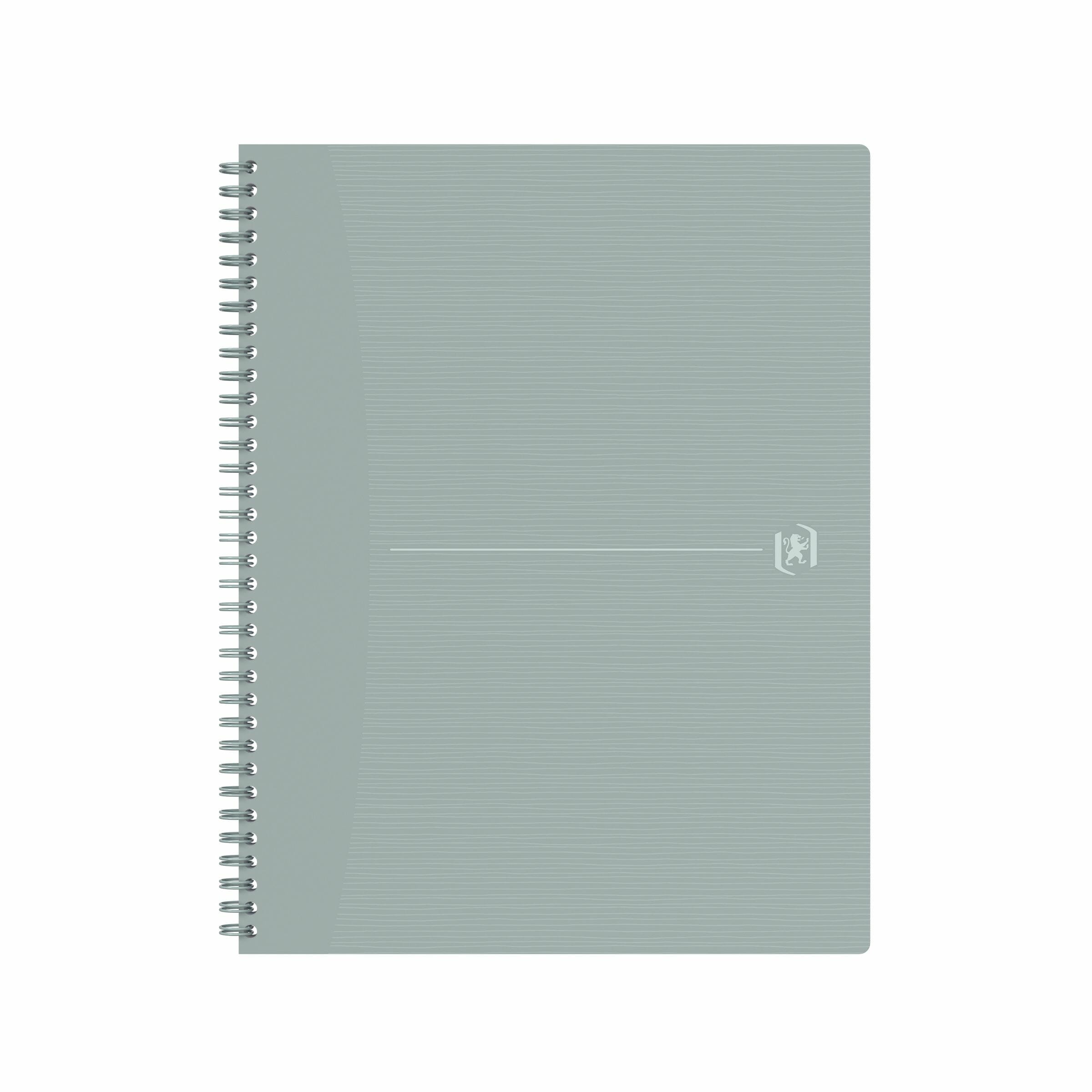 Oxford, Notitieboeken, A4, geruit, 4 x 4, zachte omslag, 80 vellen, 5 stuks, levendige kleuren