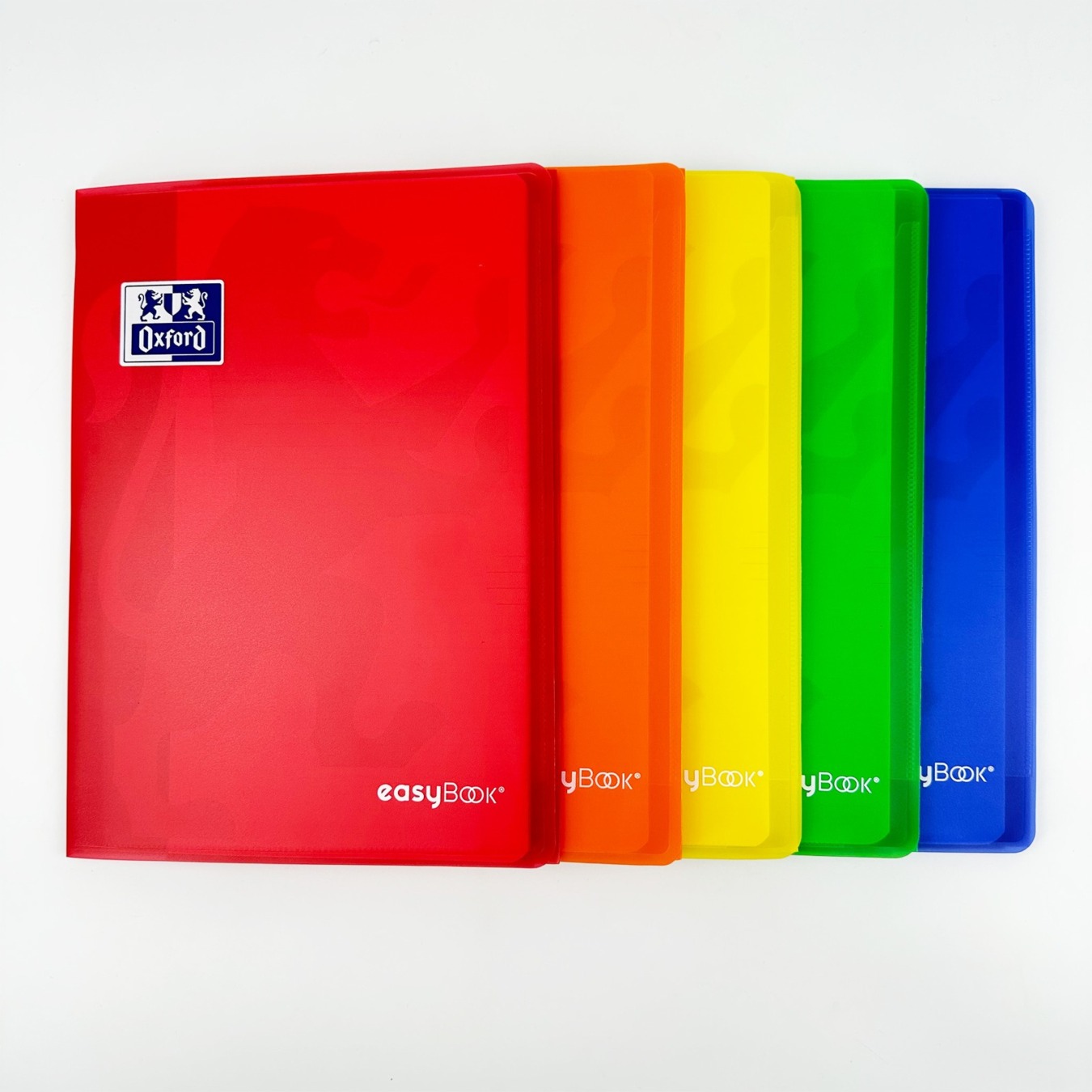 Voordeelset 5 Oxford easyBooks® - 3 in 1 schriften met plastic cover