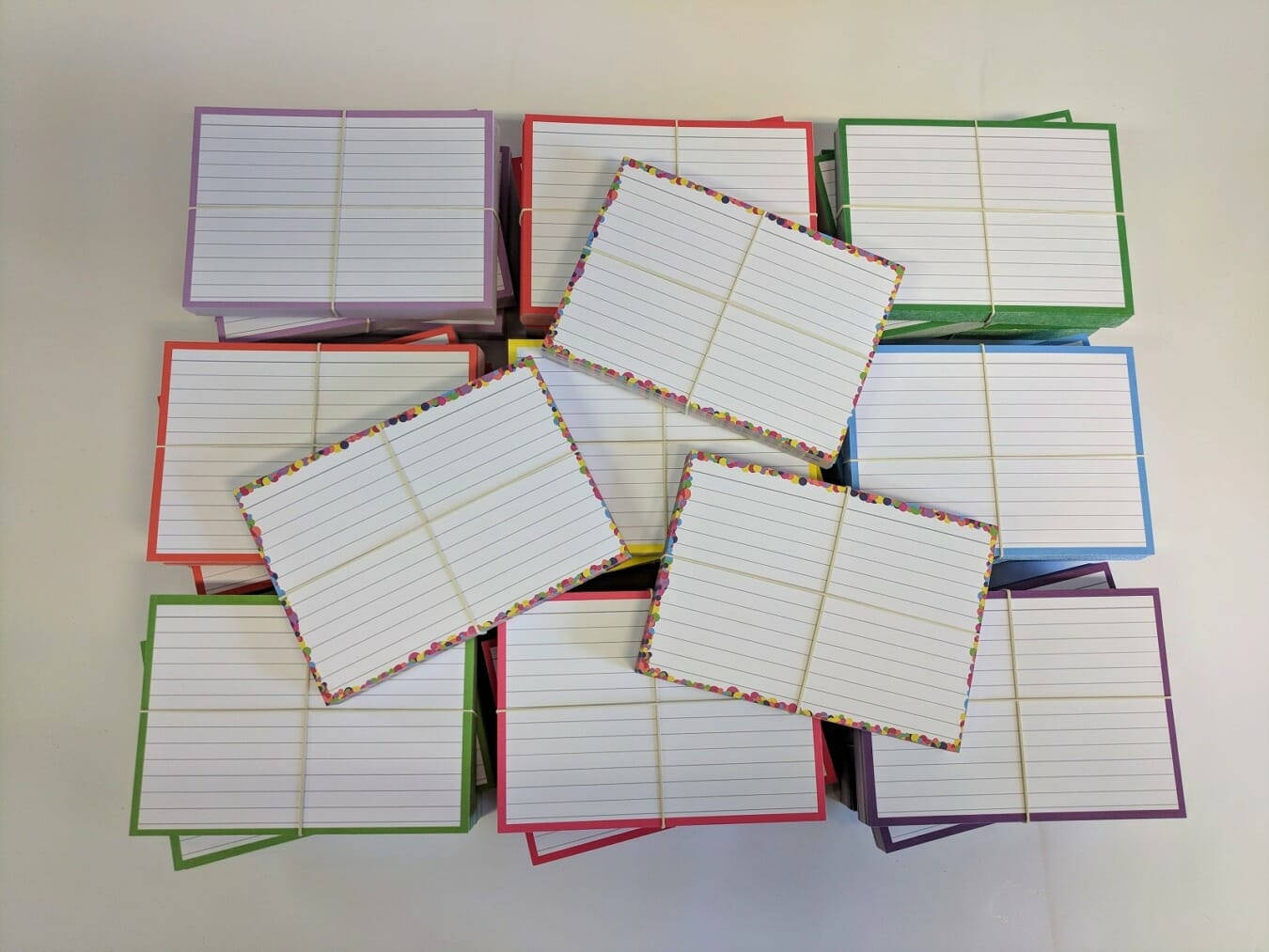 1500 Leitner Flashcards A6 formaat 30 pakjes