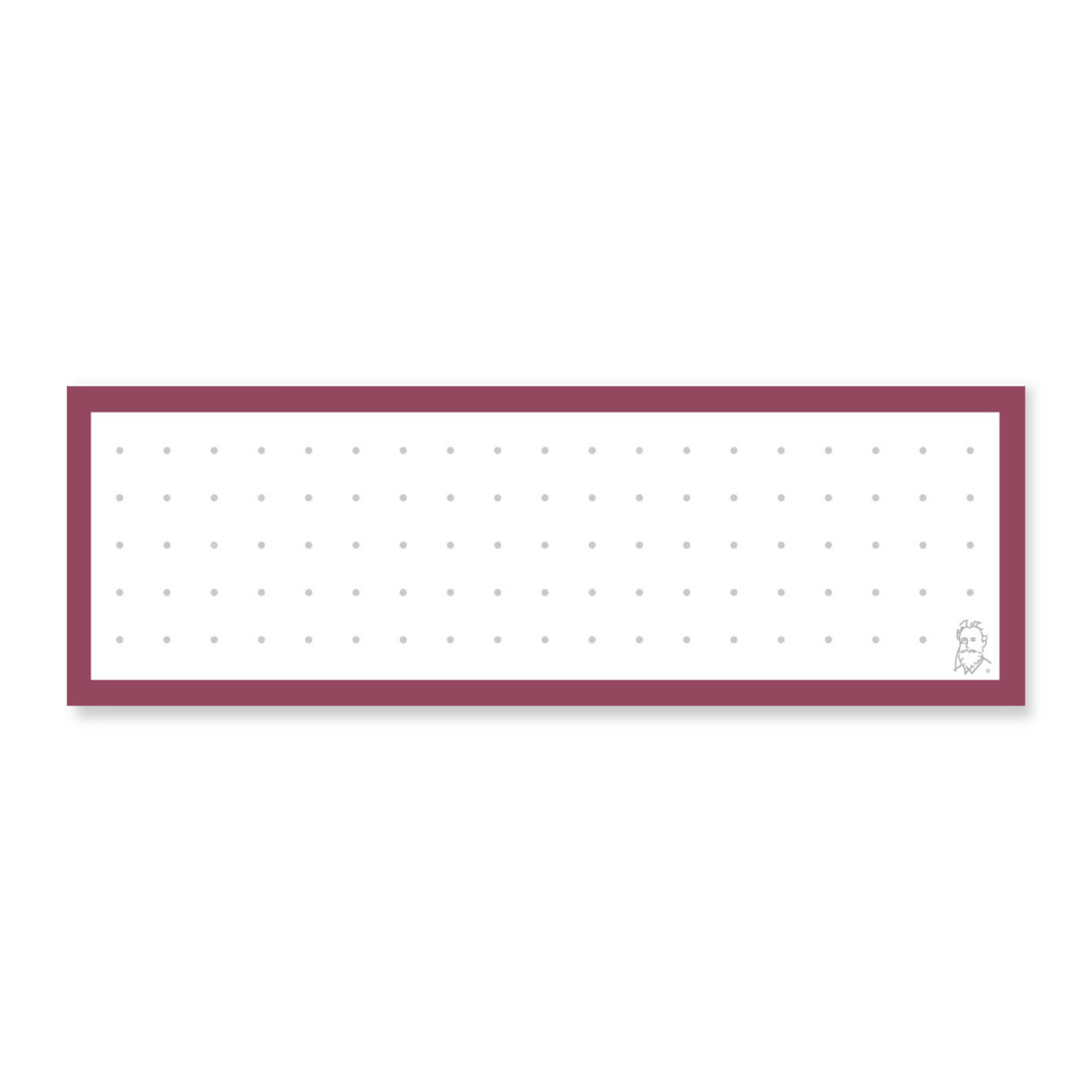 Leitner Flashcards Half Woordkaarten Bordeaux Rood Dotted.jpg