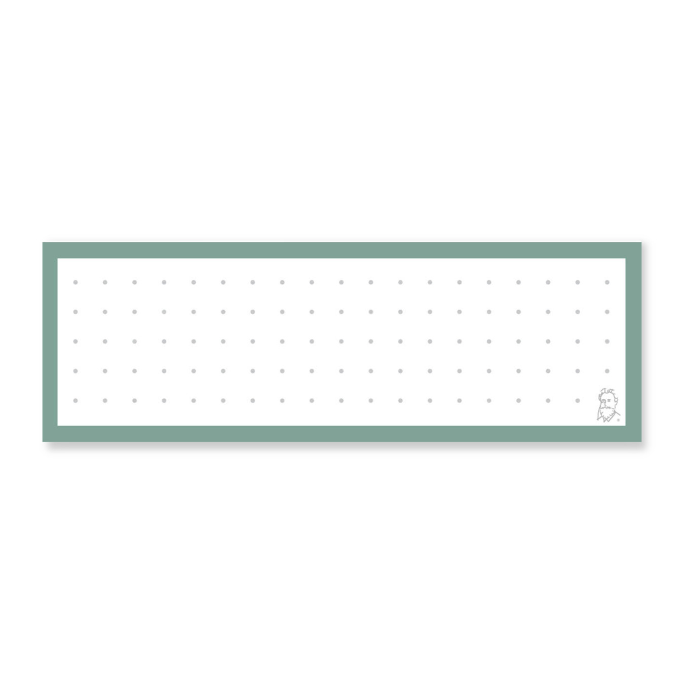 Leitner Flashcards Half Woordkaarten Salie Groen Dotted.jpg