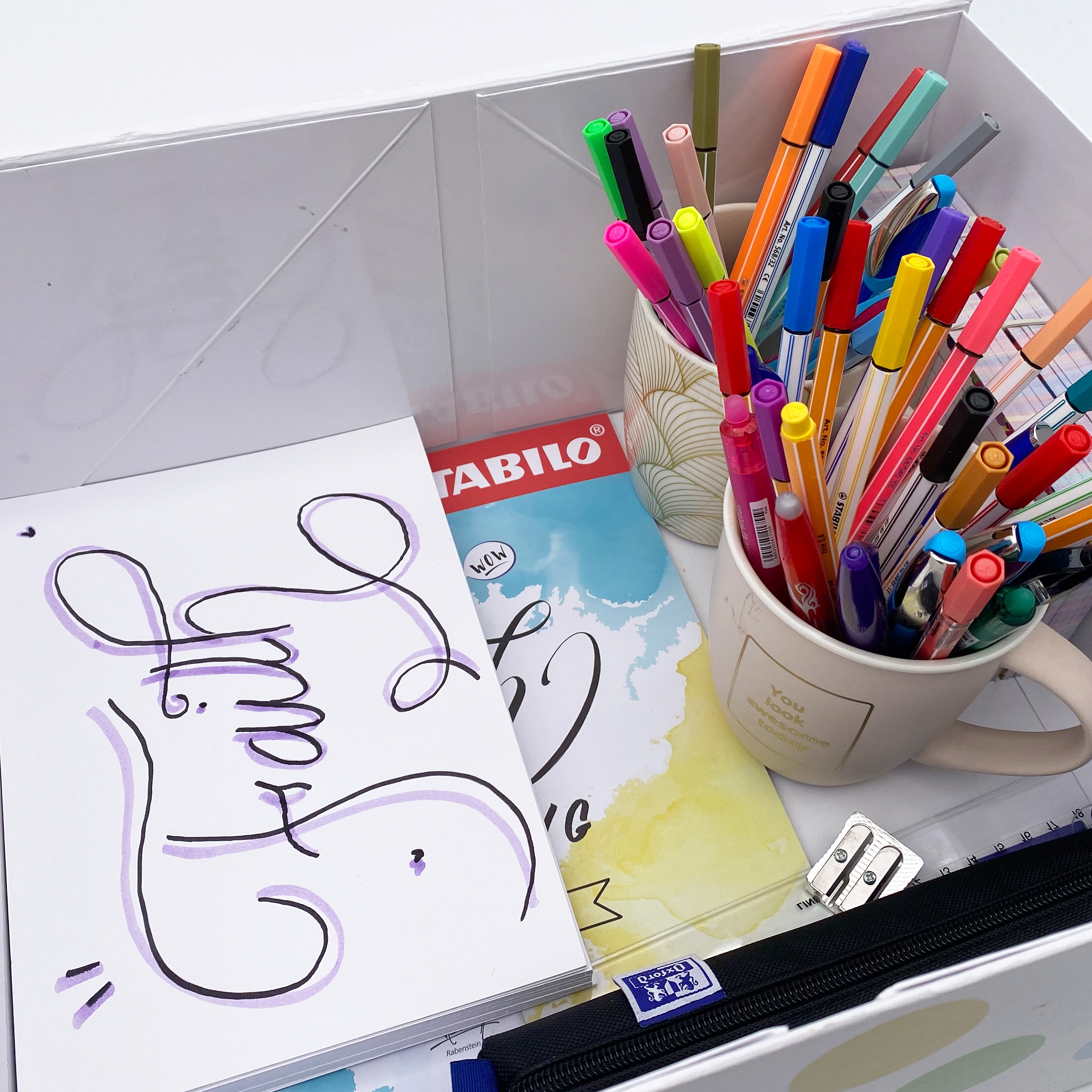 Confetti Campus Stationery Big Box Opbergdoos schoolspullen