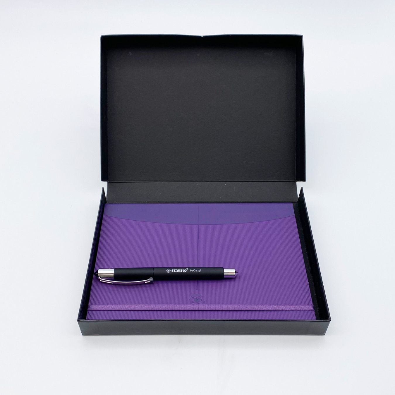 Notebook en pen setje - bewaarbox