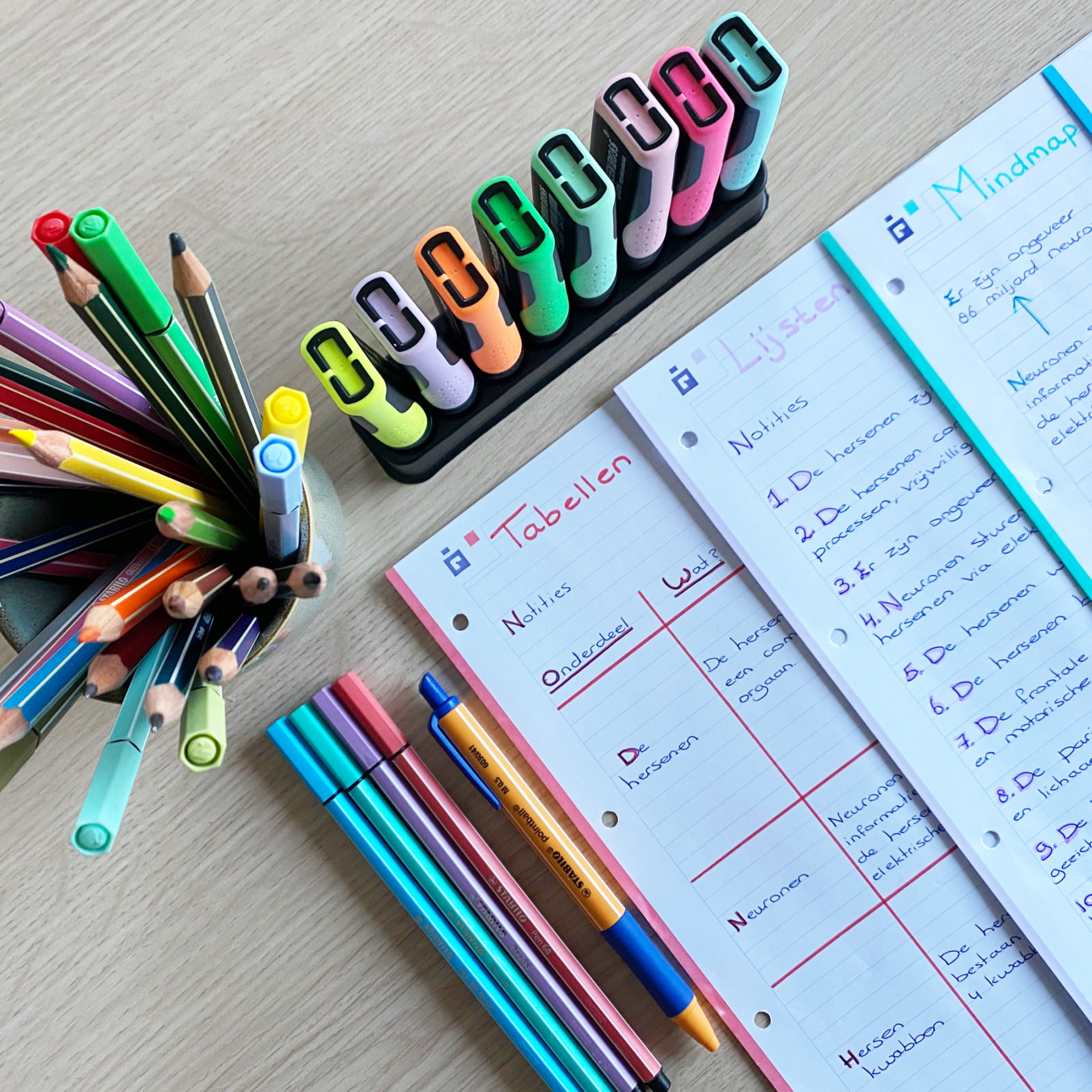 Goede notities maken met stationery