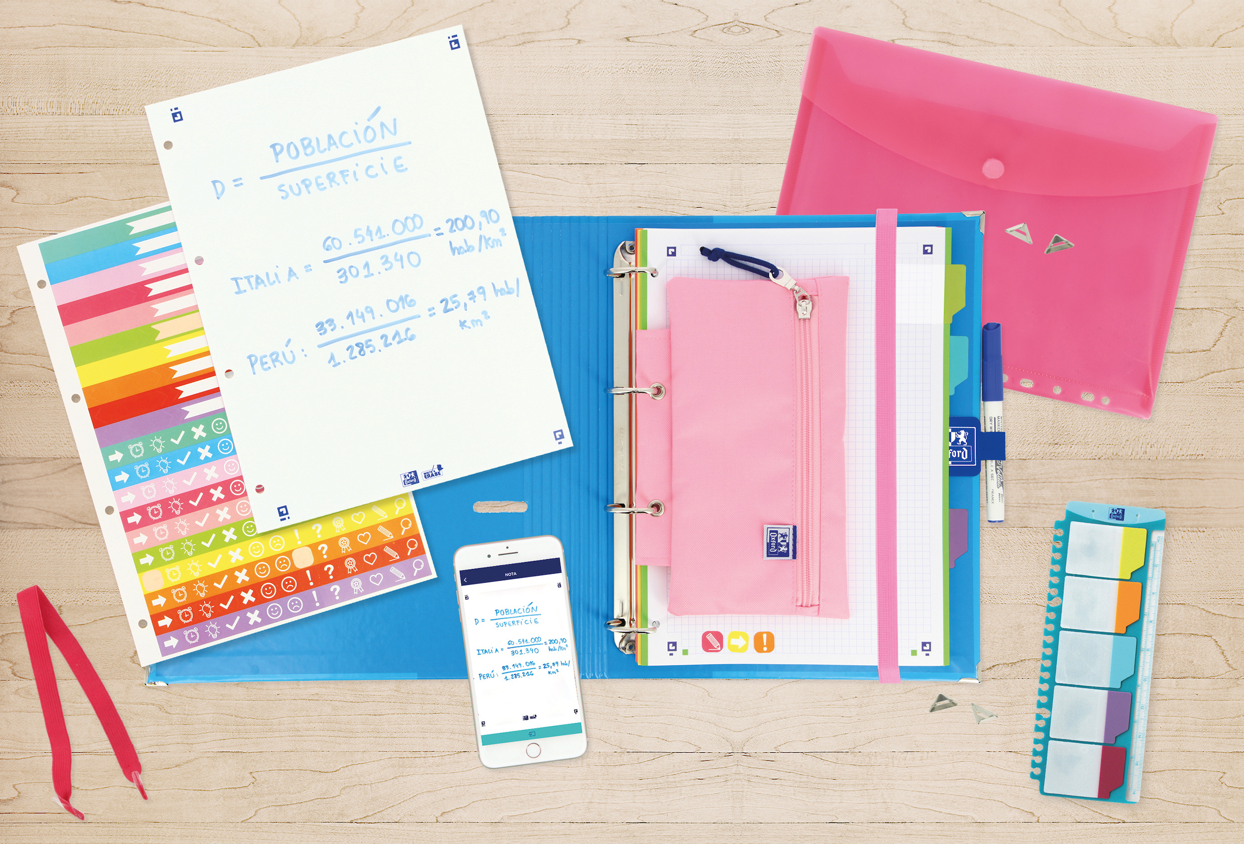 Oxford Stickers Icoontjes Pijlen Labels 2 vellen