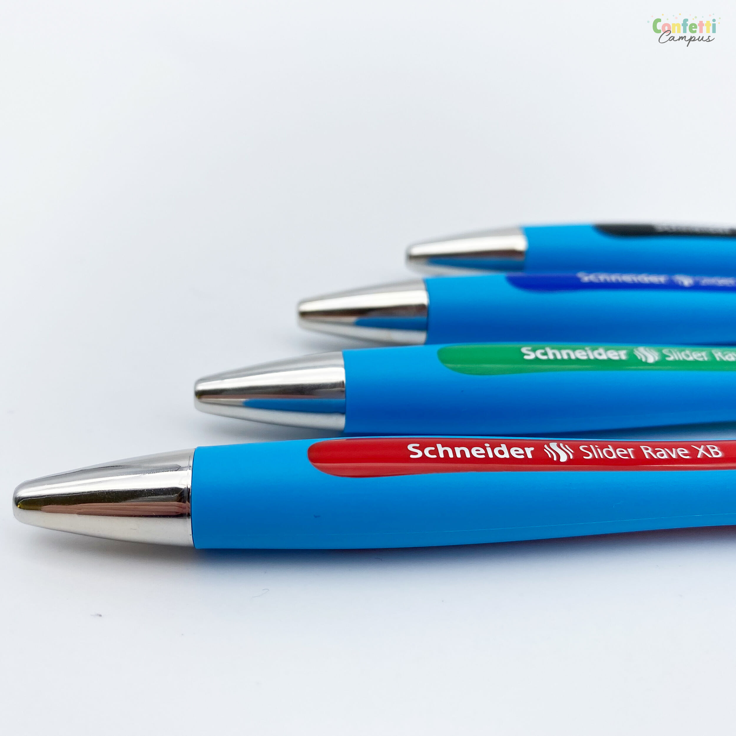 Schneider Slider Rave XB Ballpoint Pen Groen Confetti Campus