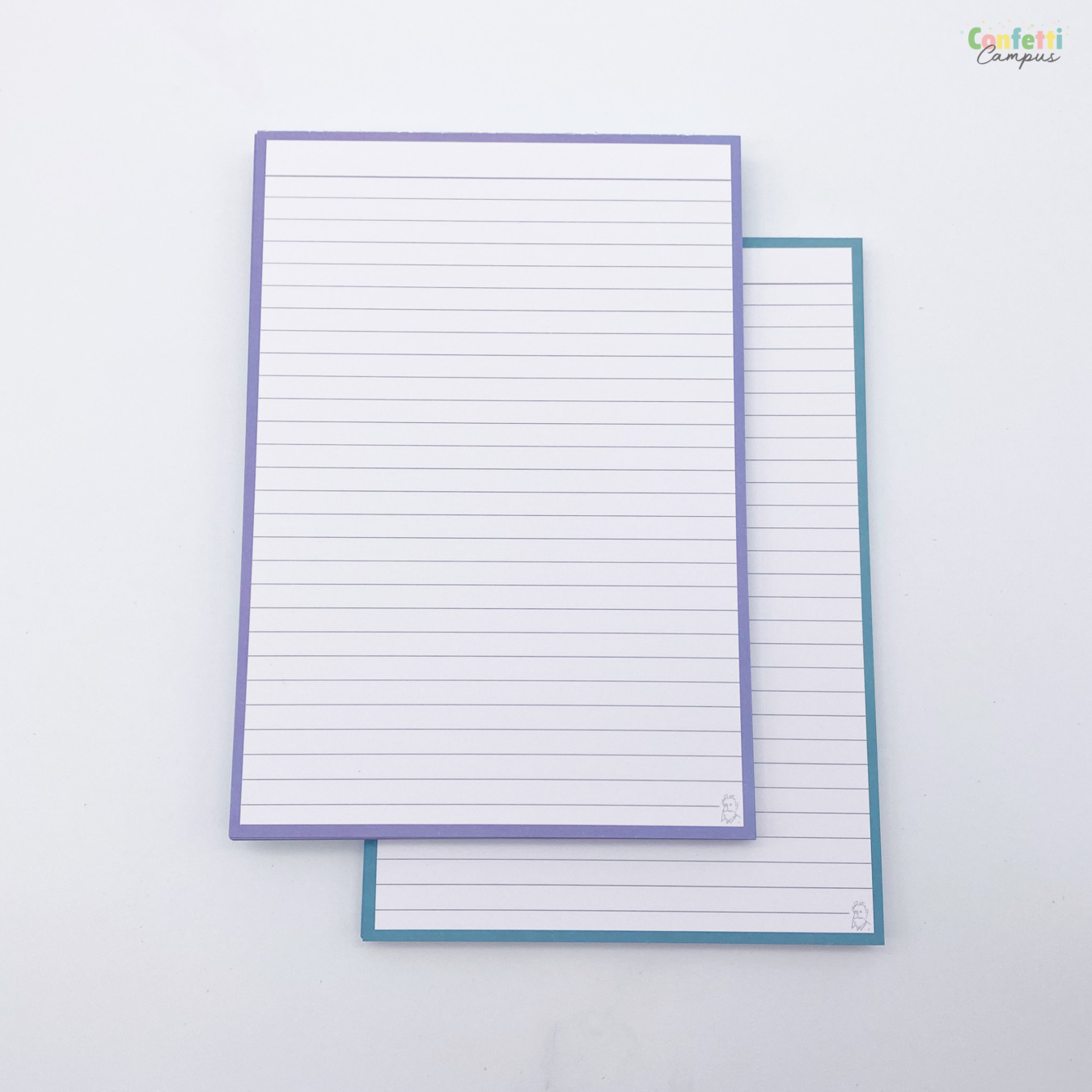 Leitner Flashcards A5 Duo Gelinieerd Staand Lavender Sunset 2