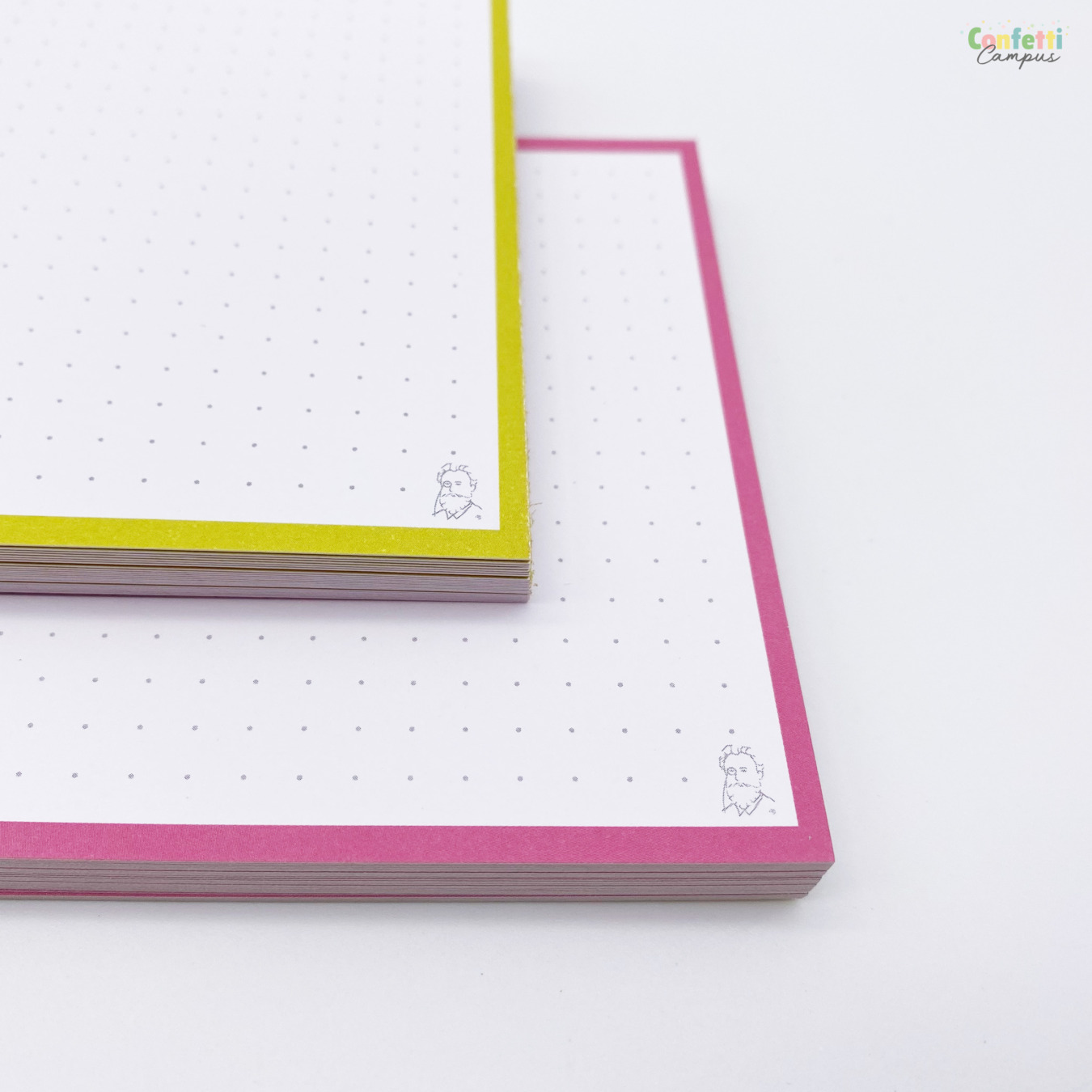 Leitner Flashcards A6 Duo Dotted Mango-Rasberry Sorbet zoom