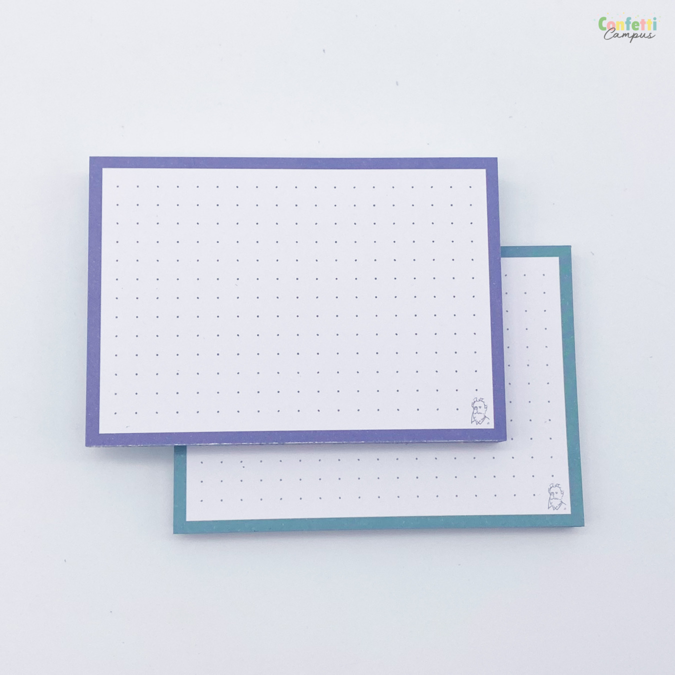 Leitner Flashcards A7 Duo Dotted Lavender Sunset 2