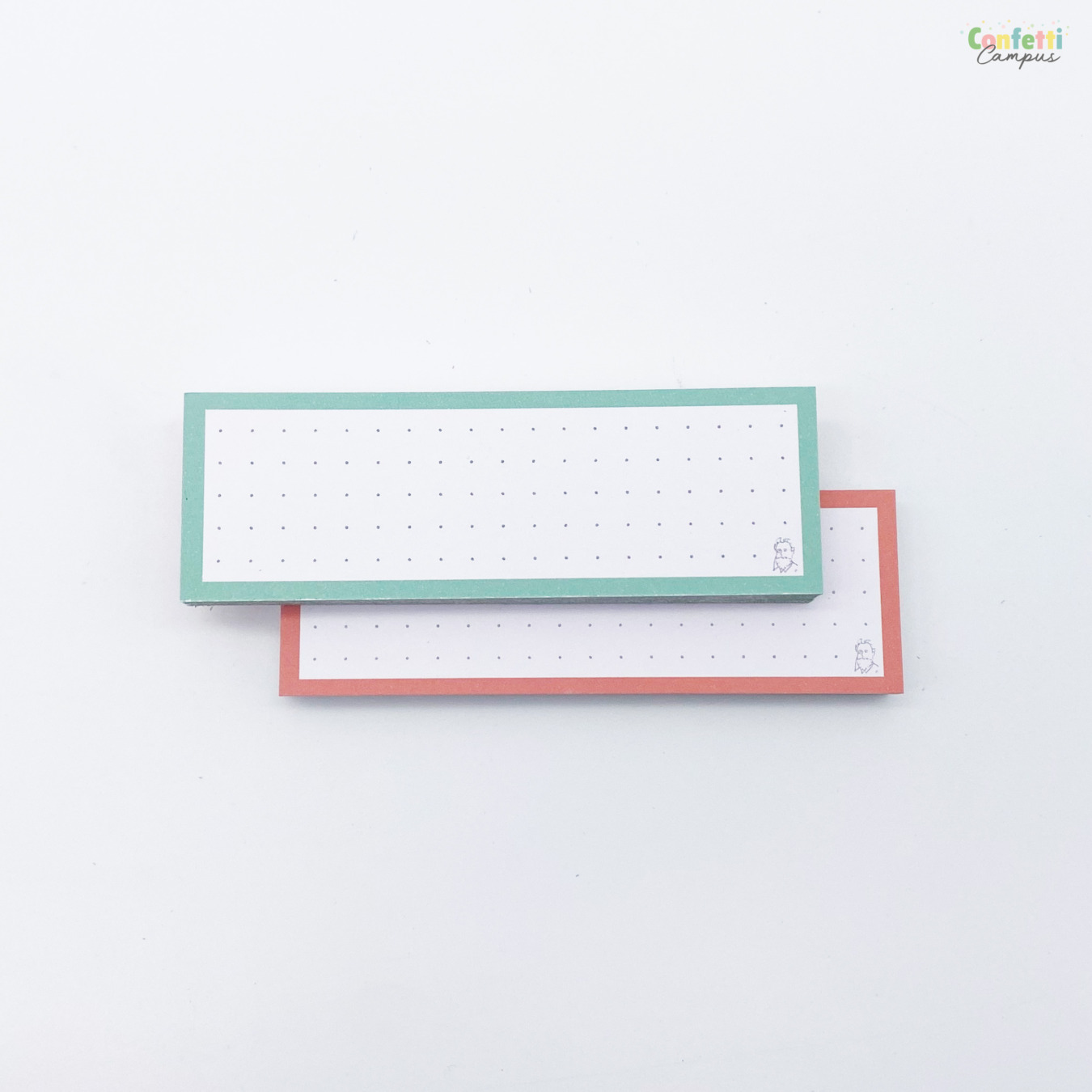 Leitner Flashcards Woordkaartjes Duo Dotted Mint-Peach Icetea 3