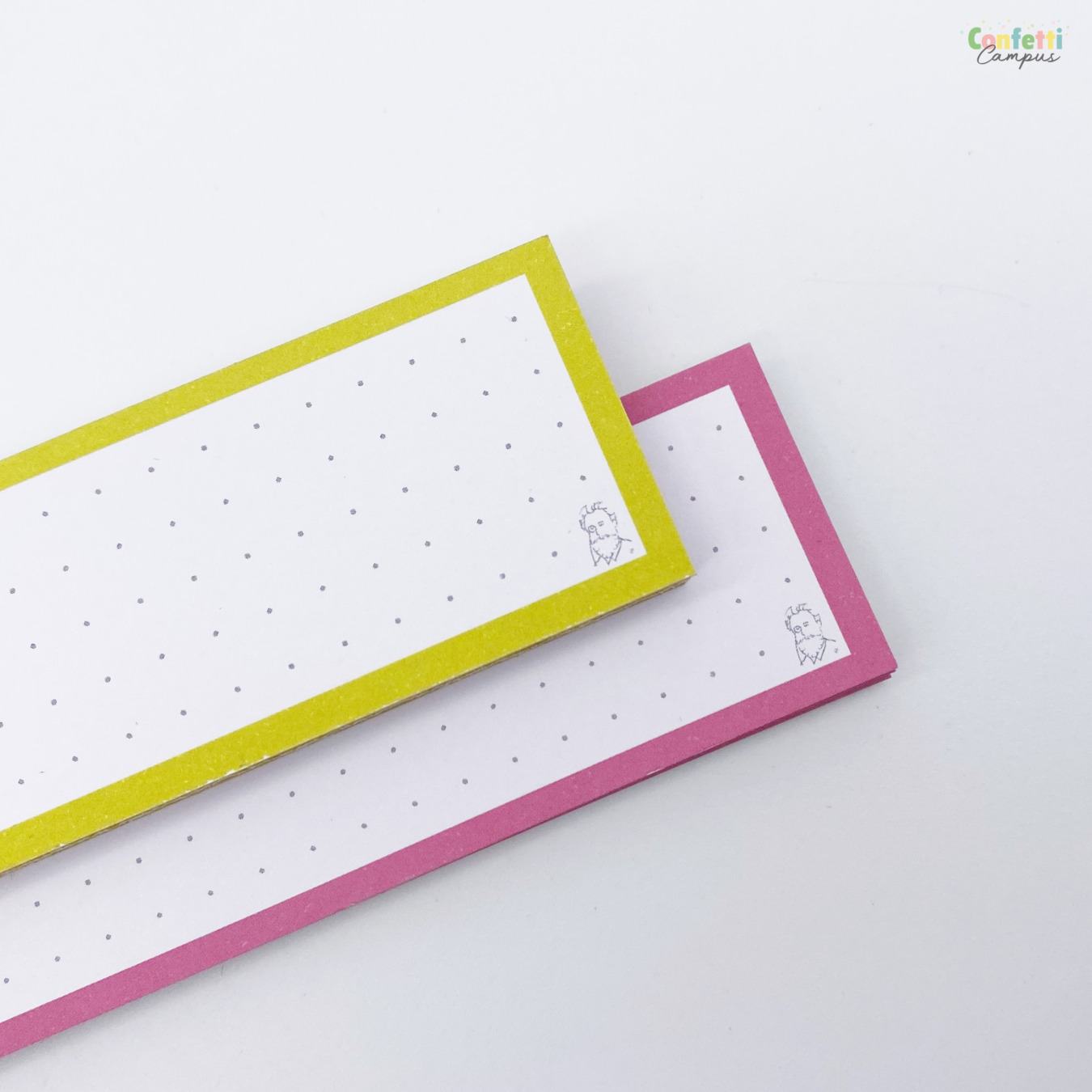 Leitner Flashcards Woordkaartjes Duo Dotted Mango-Rasberry Sorbet 3