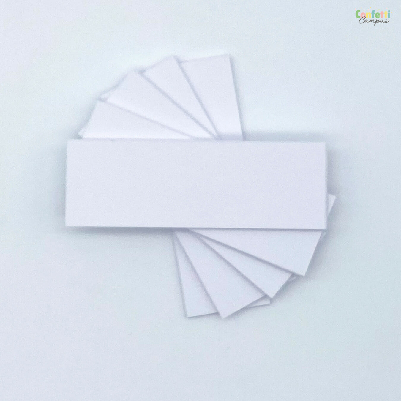Leitner Flashcards Half Wit Blanco - Woordkaartjes Wit Blanco