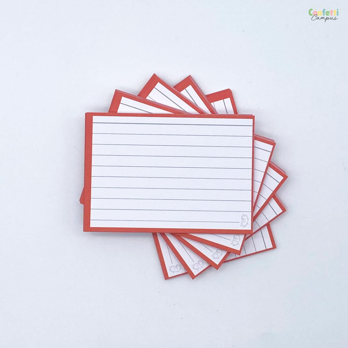 Leitner Flashcards A7 Oranje Gelinieerd - Definities en Vragen Oranje Gelinieerd