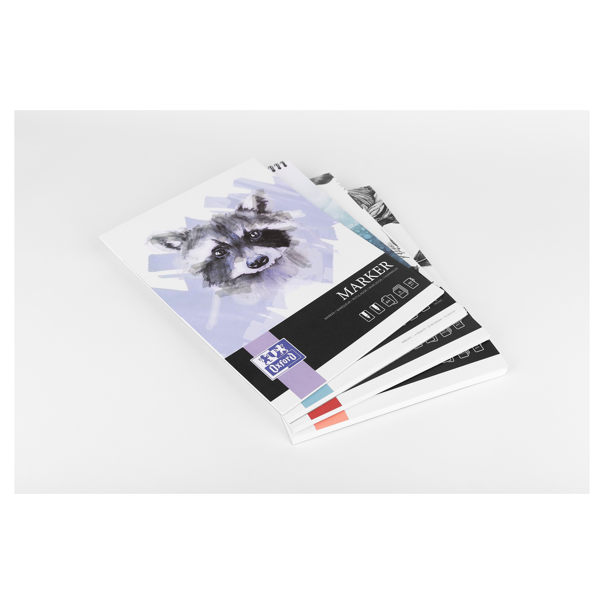 oxford-tekenblok-a4-200-grams-wit-tekenpapier-25-vellen