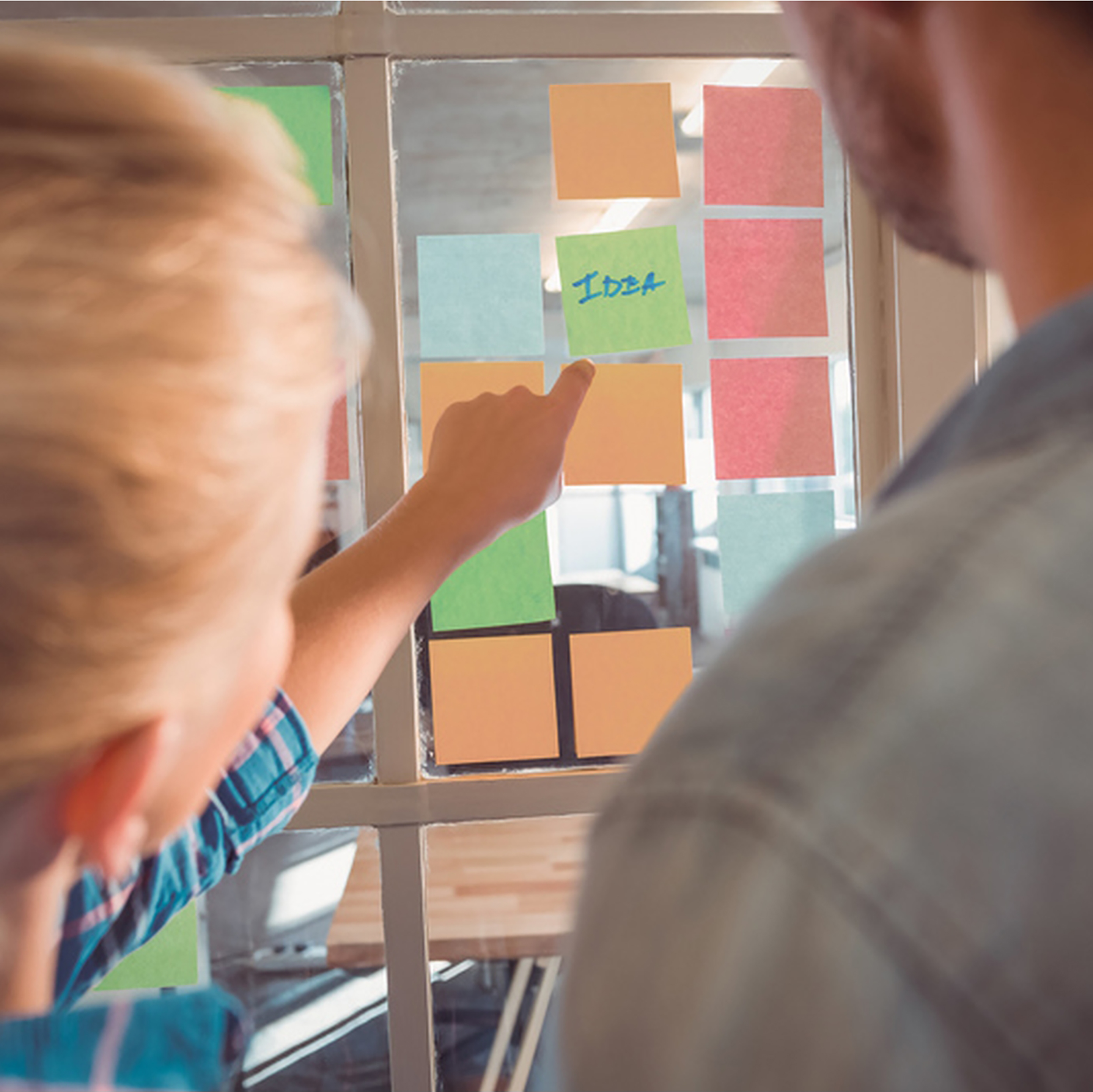 Info Notes Sticky Notes Vierkant 600 stuks 6 Kleuren Pastel