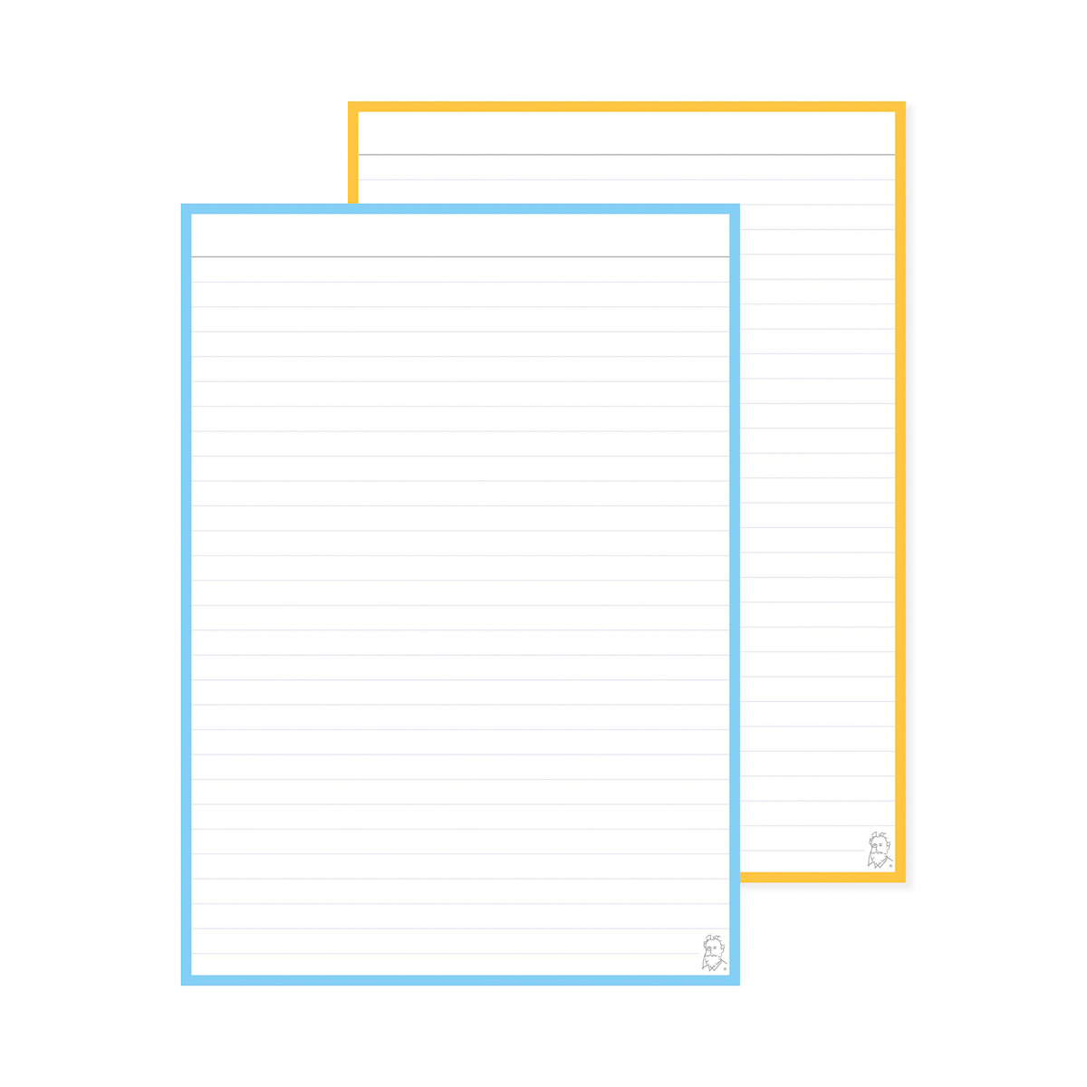 Leitner Flashcards A5 Duo Gelinieerd Staand Walk on the beach