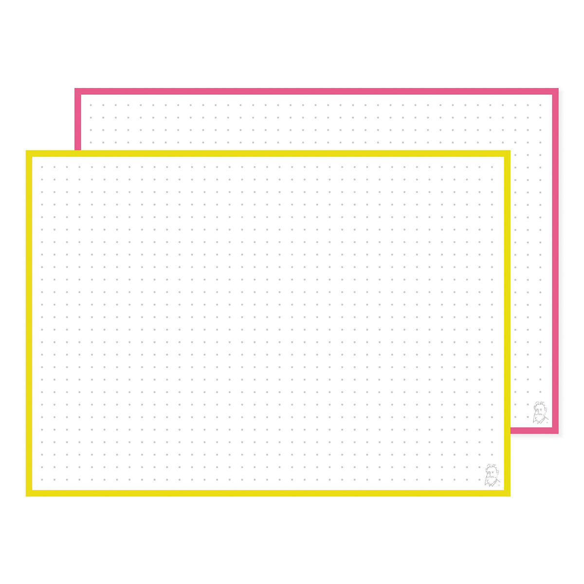Leitner Flashcards A5 Duo Dotted Raspberry Mango