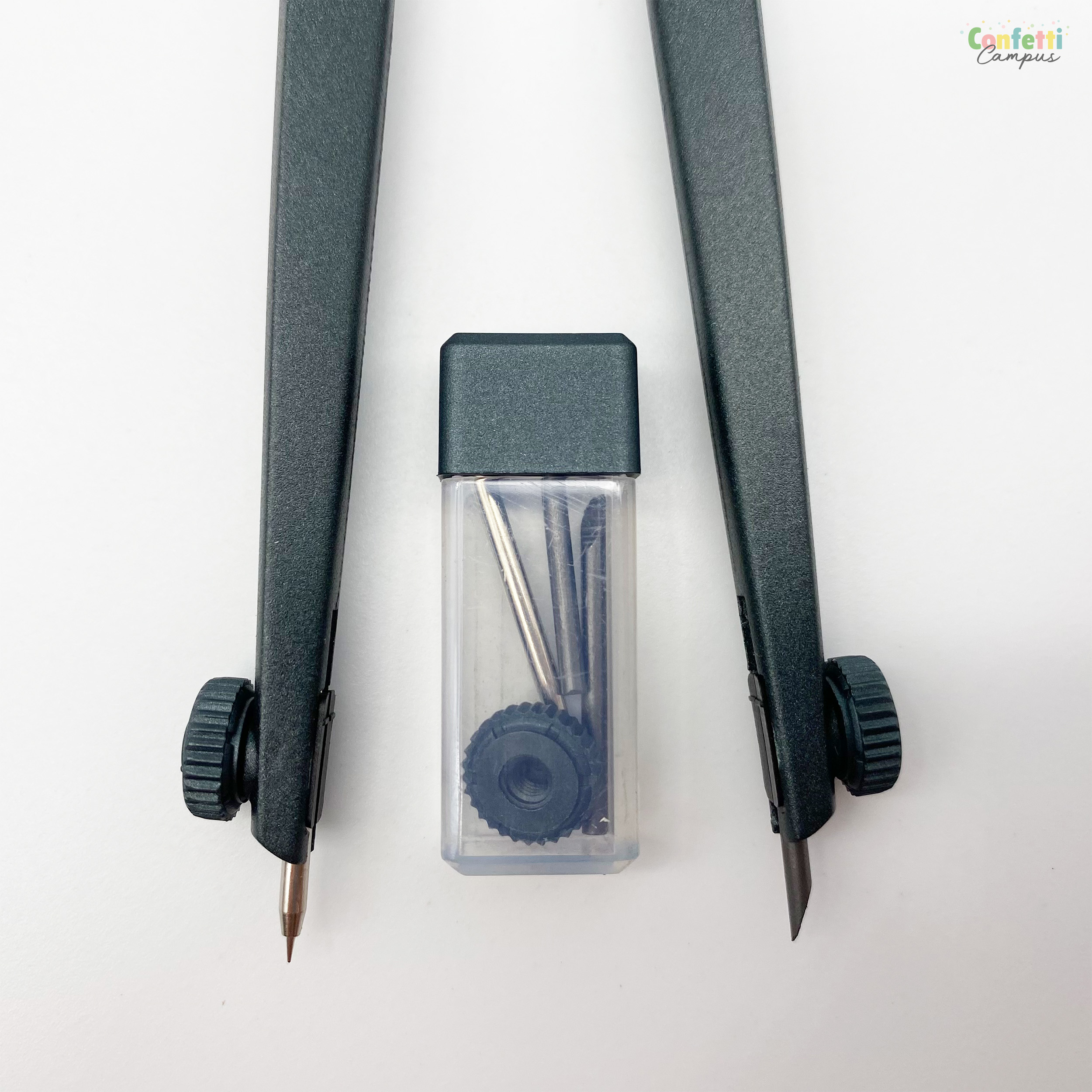 Faber-Castell Bussola Stream 2022, Apertura Ergonomica, Per Cerchi Fino A 340 Mm, Colore Blackstone O Berry (selezionato Casualmente)