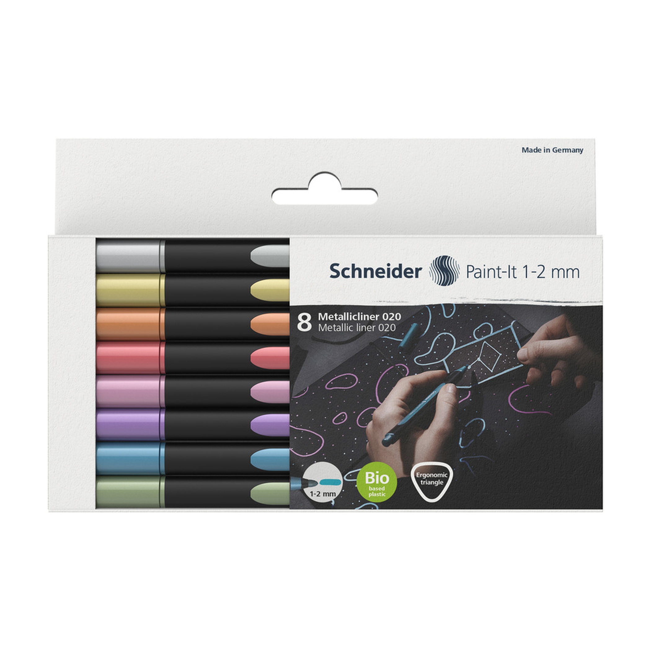 Schneider Paint-It 120202 Lot De 5 Stylos Acryliques Avec