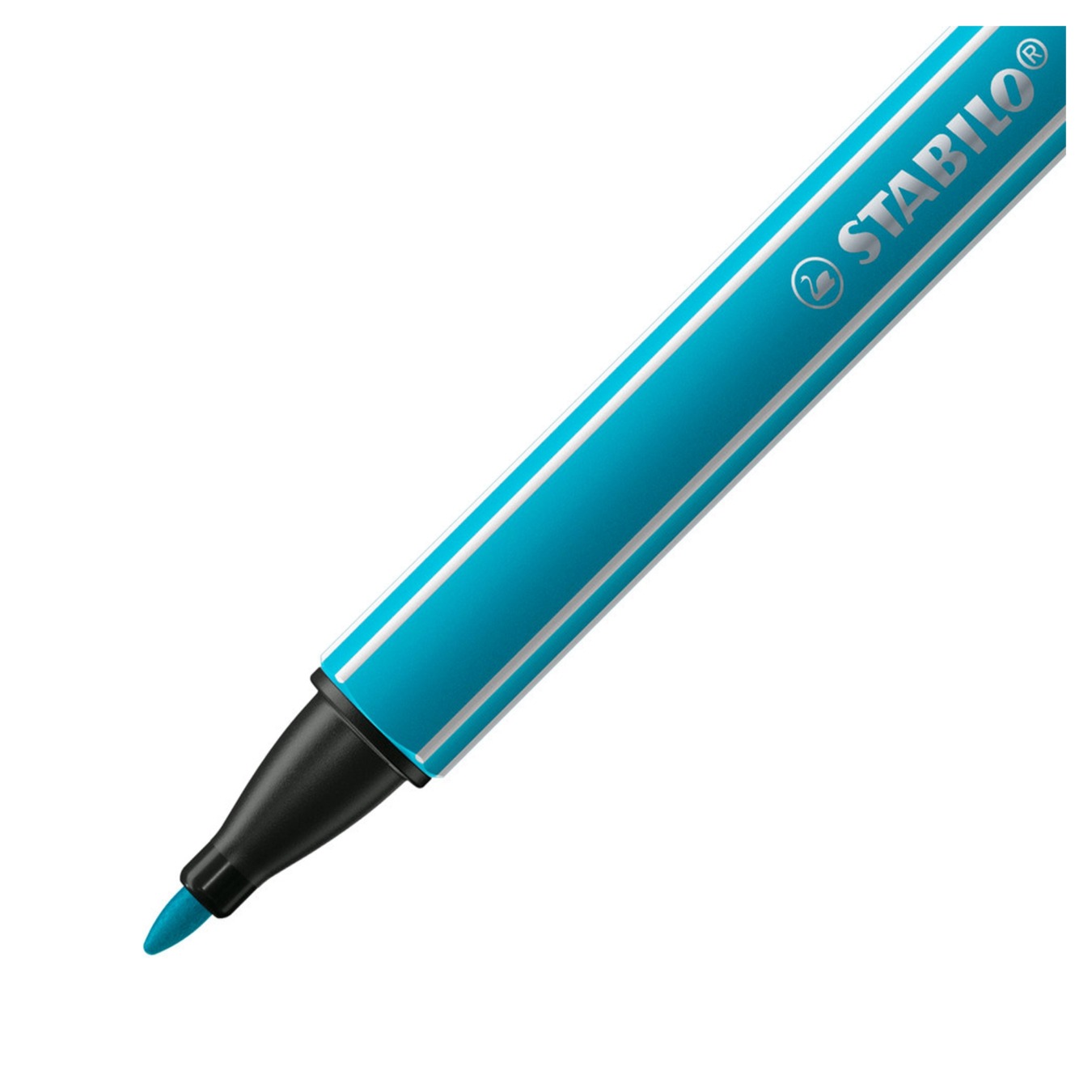 STABILO pointMax Viltschrijver Enkele Stift Licht Blauw Punt