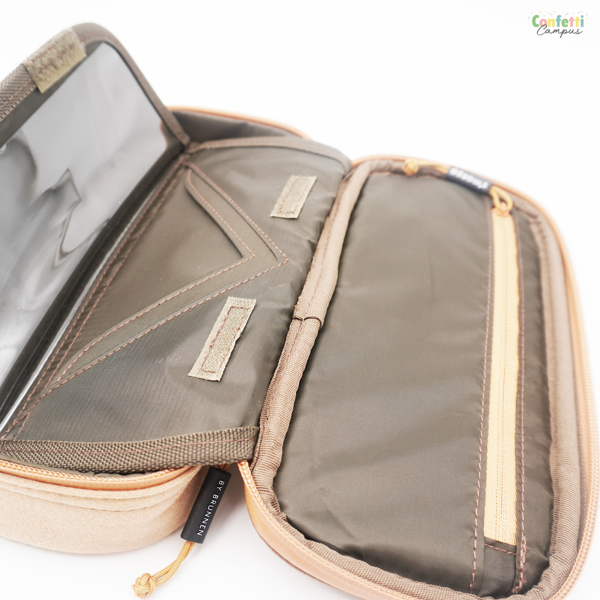 Leren pennenkoker handgemaakt van stecig tuigleer