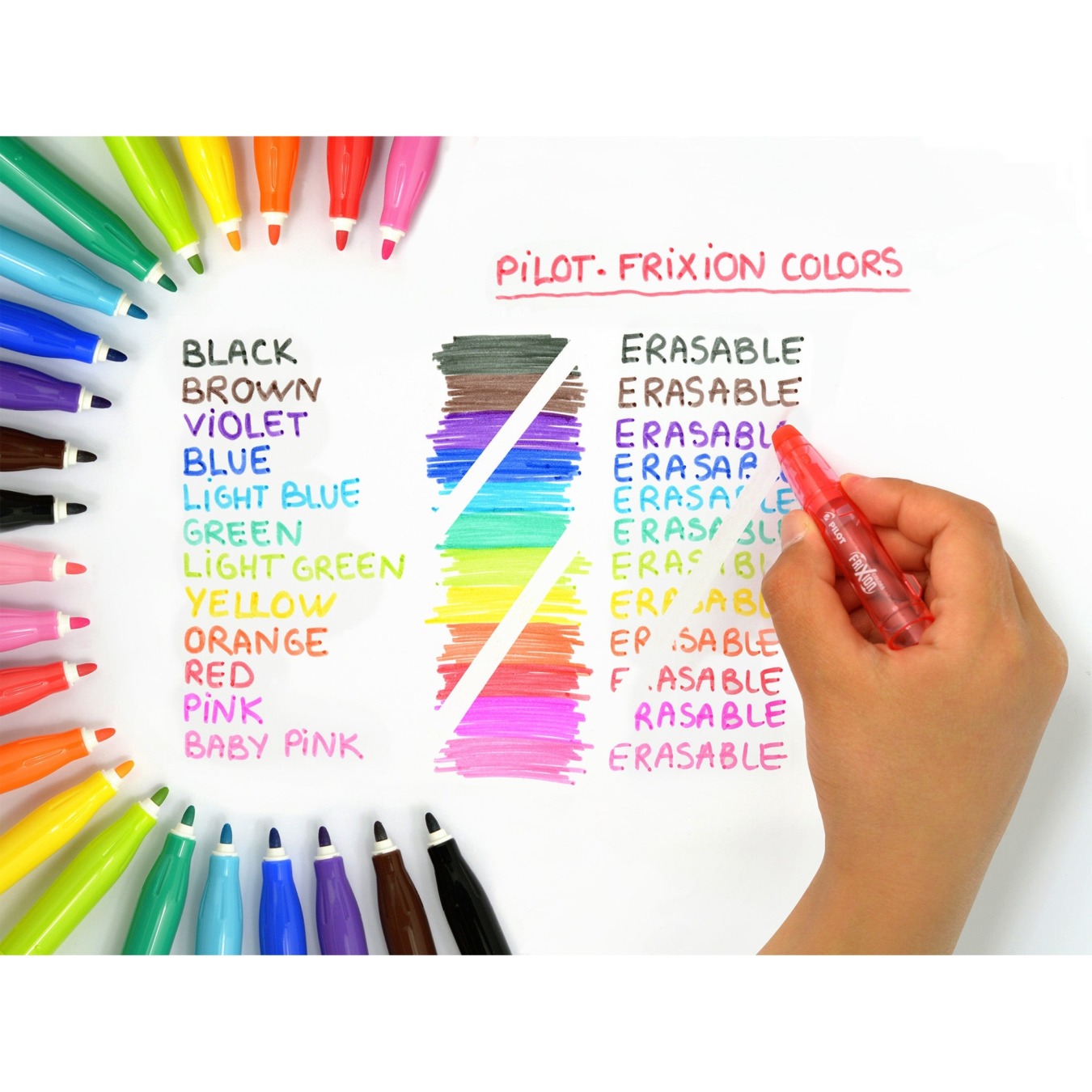 Pilot FriXion Colors Uitwisbare Viltstiften mood
