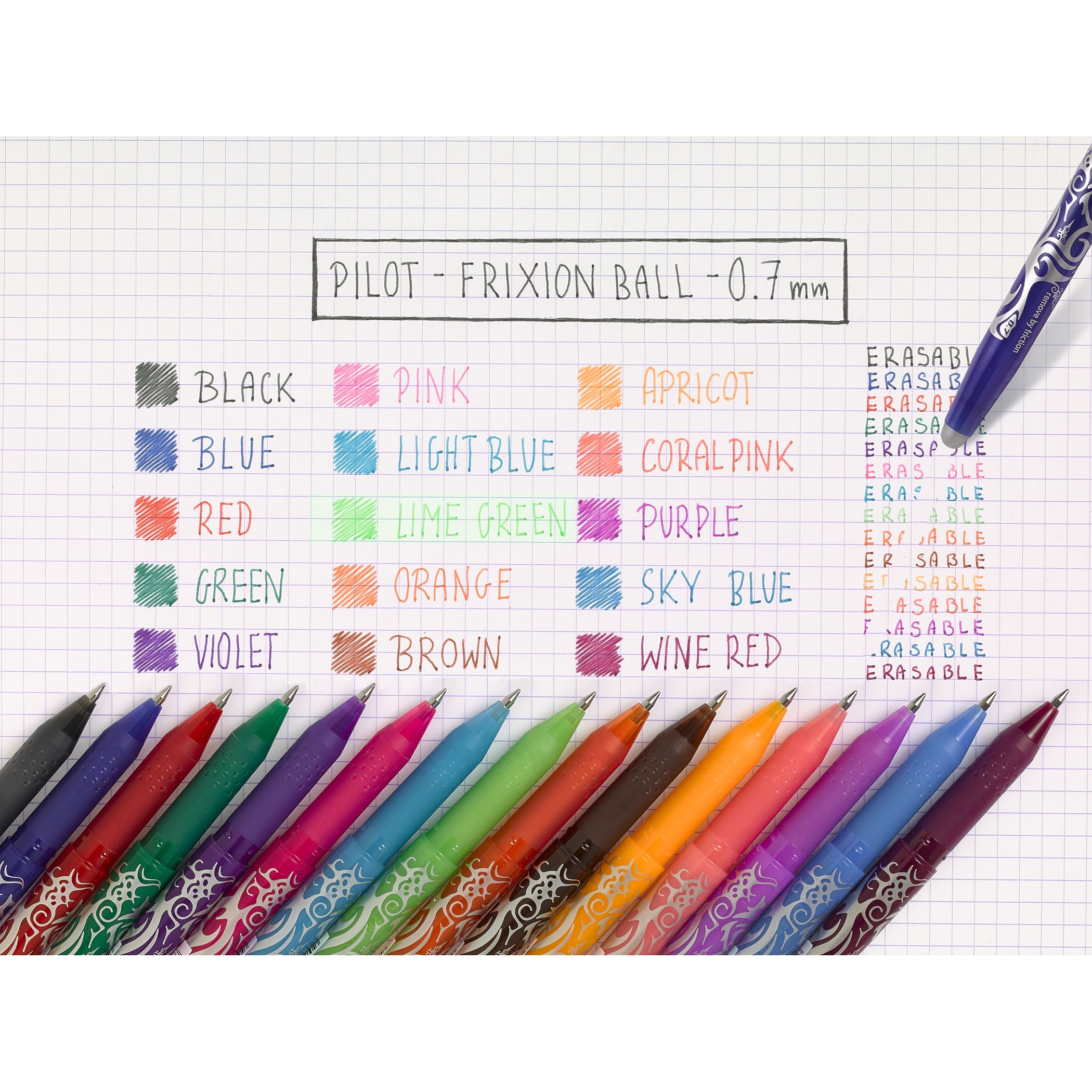 Pilot FriXion uitwisbare pennen en markers shoppen Pilot FriXion uitwisbare pennen en markers shoppen