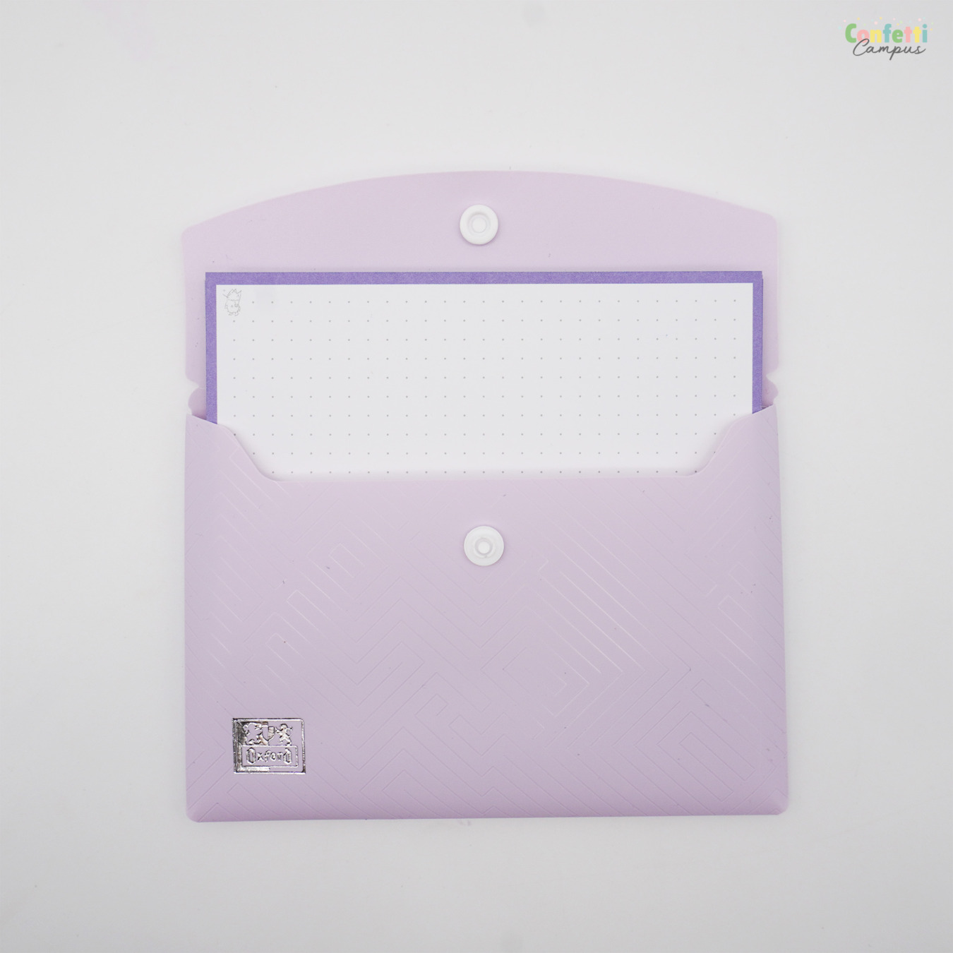 Oxford Documenten en Flashcards Map Pastel Lila