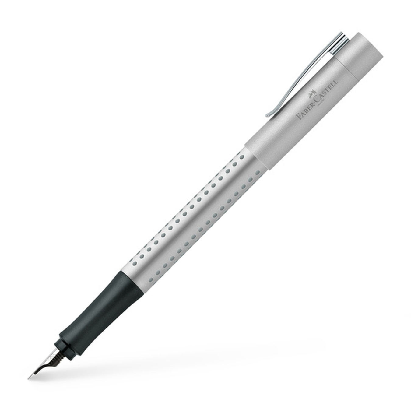 Faber-Castell Vulpen Grip 2011 F Zilver