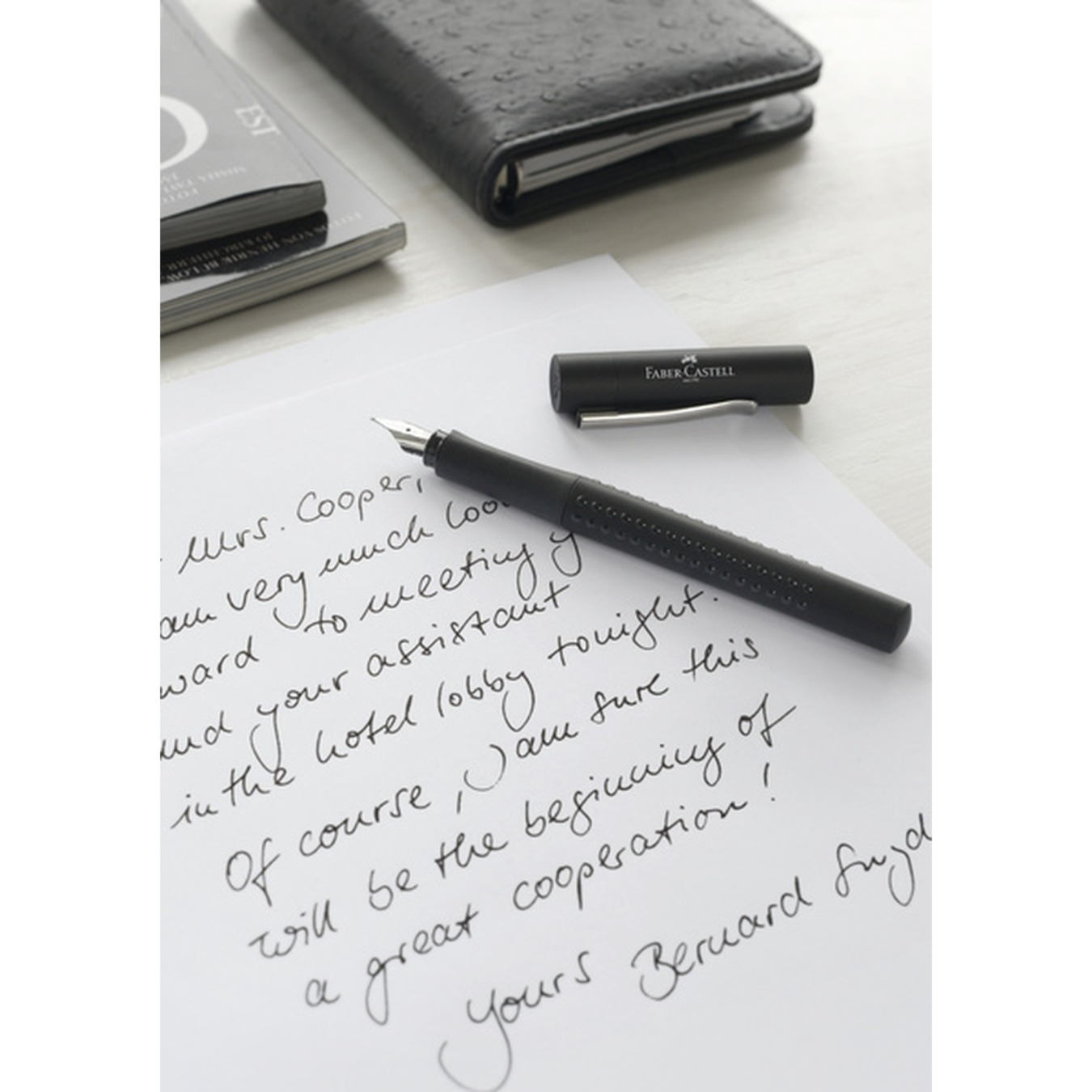 Faber-Castell Vulpen Grip Harmony M Zwart 4