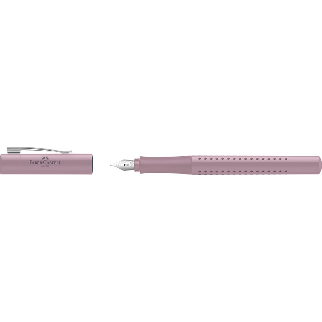 Faber-Castell Vulpen Grip Harmony F Rose Shadows Roze open