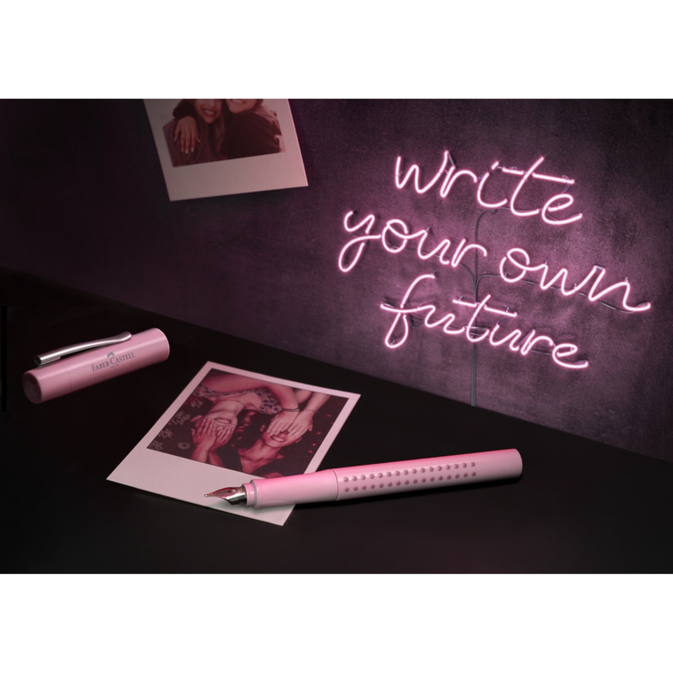 Faber-Castell Vulpen Grip Harmony F Rose Shadows Roze Mood 2