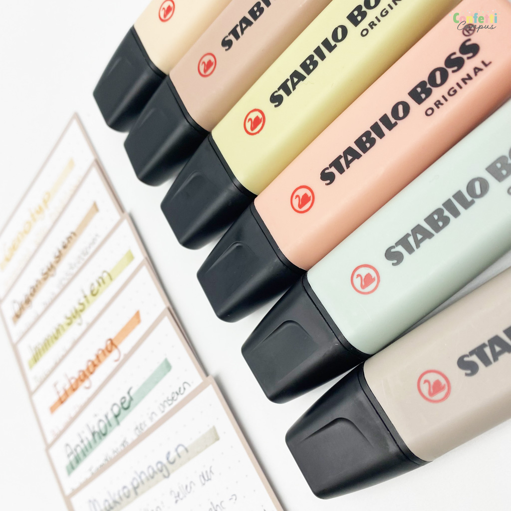 Combiset STABILO NatureCOLORS Markers met flashcards