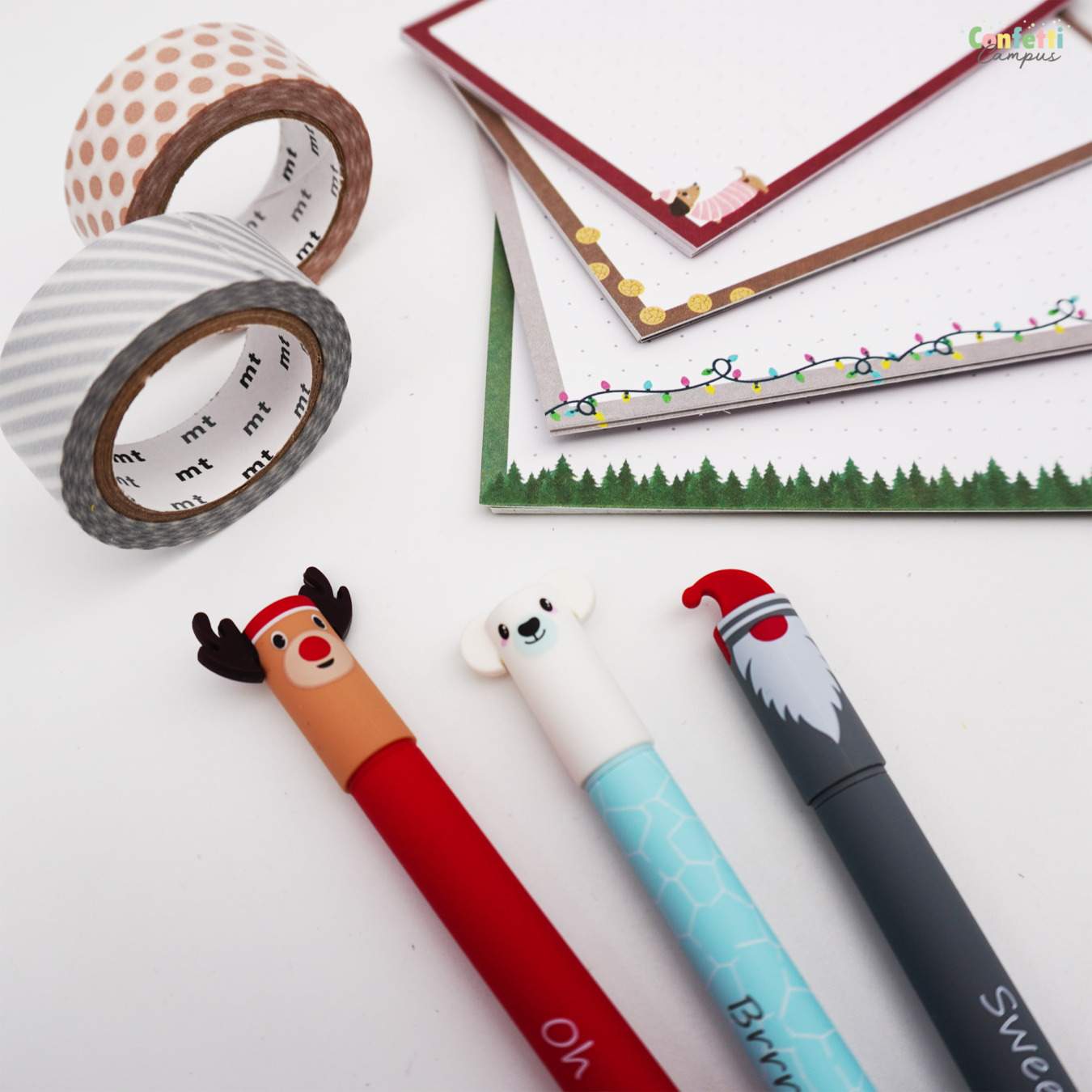 Eberhard Faber Uitwisbare Pen Erase-it Christmas Special 3 stuks
