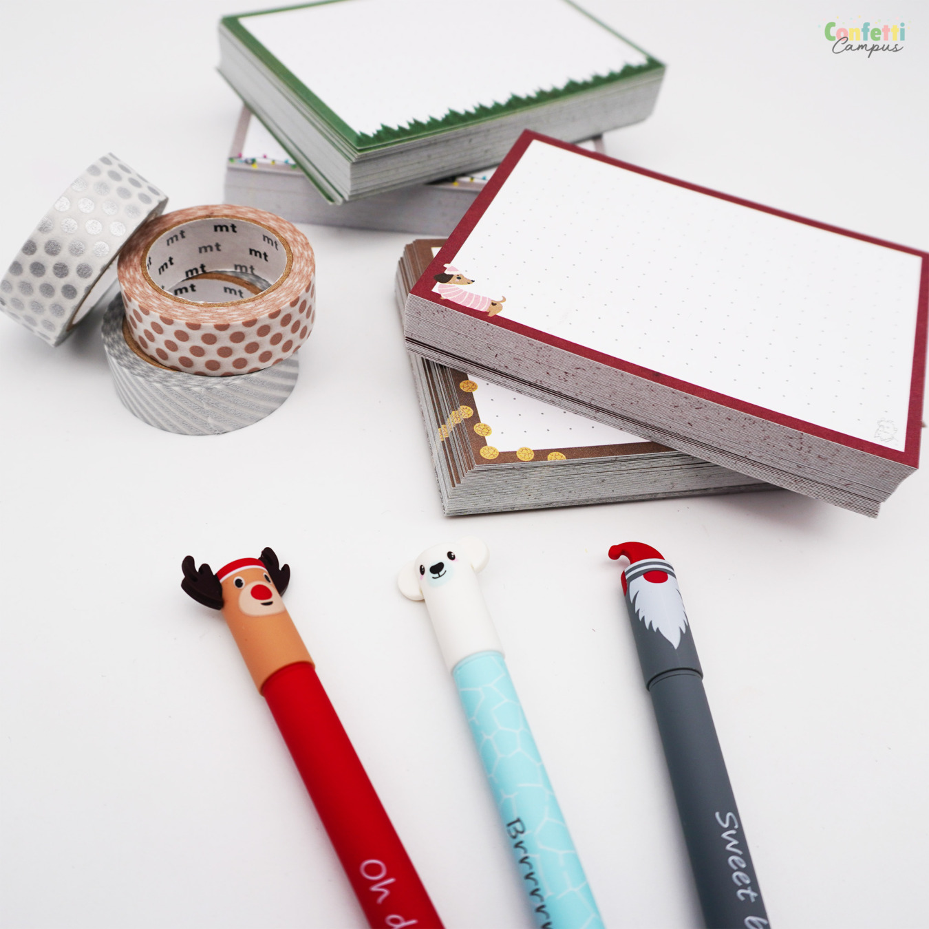 Eberhard Faber Uitwisbare Pen Erase-it Christmas Special 3 stuks